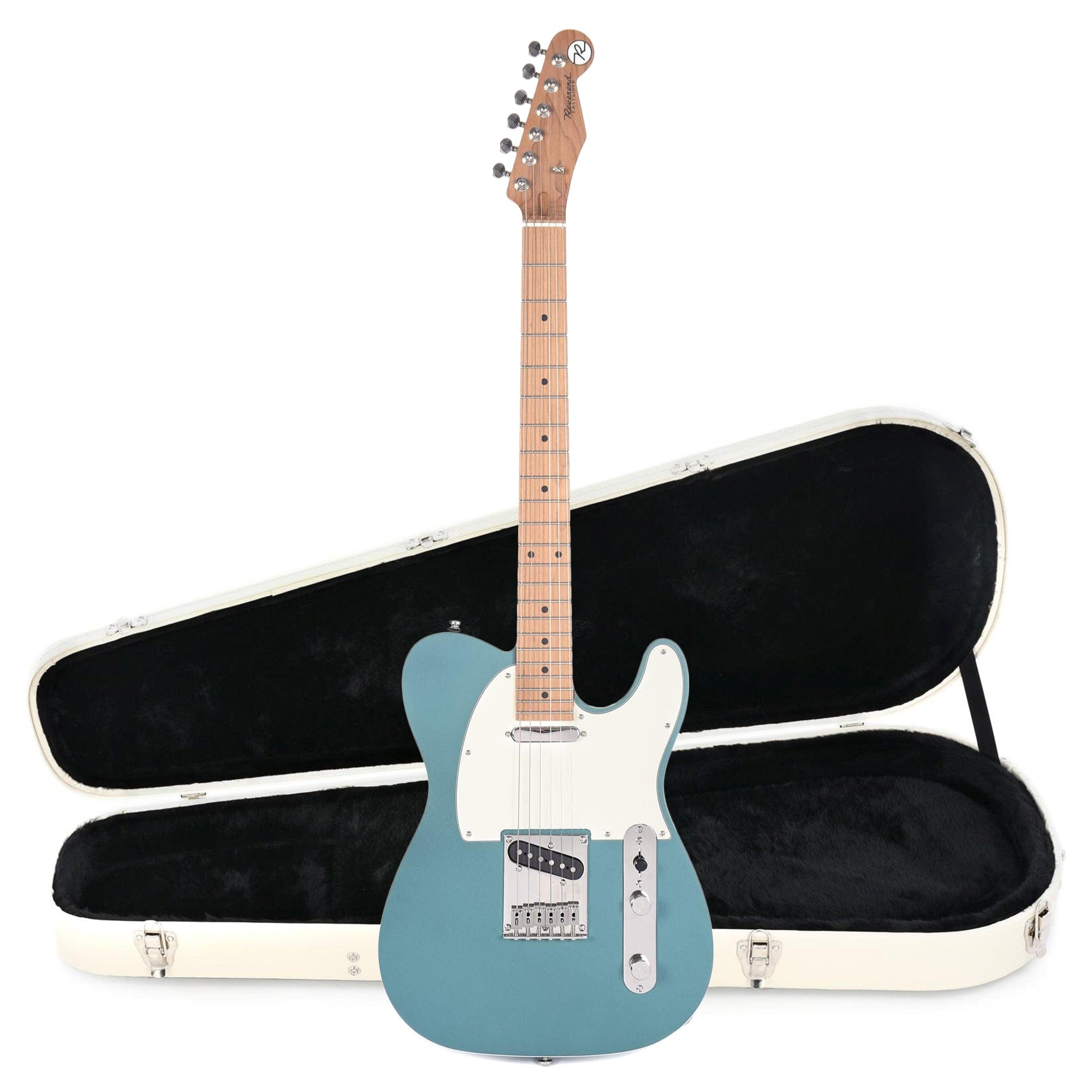 Reverend Pete Anderson Eastsider T Satin Deep Sea Blue Hardshell Case Bundle Electric Guitars / Solid Body