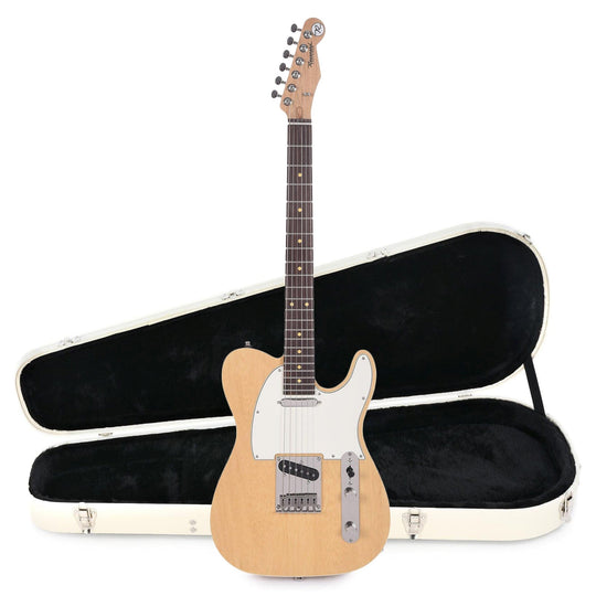 Reverend Pete Anderson Eastsider T Satin Natural Hardshell Case Bundle Electric Guitars / Solid Body