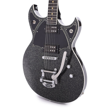 Reverend Reeves Gabrels Spacehawk Black Sparkle Electric Guitars / Solid Body