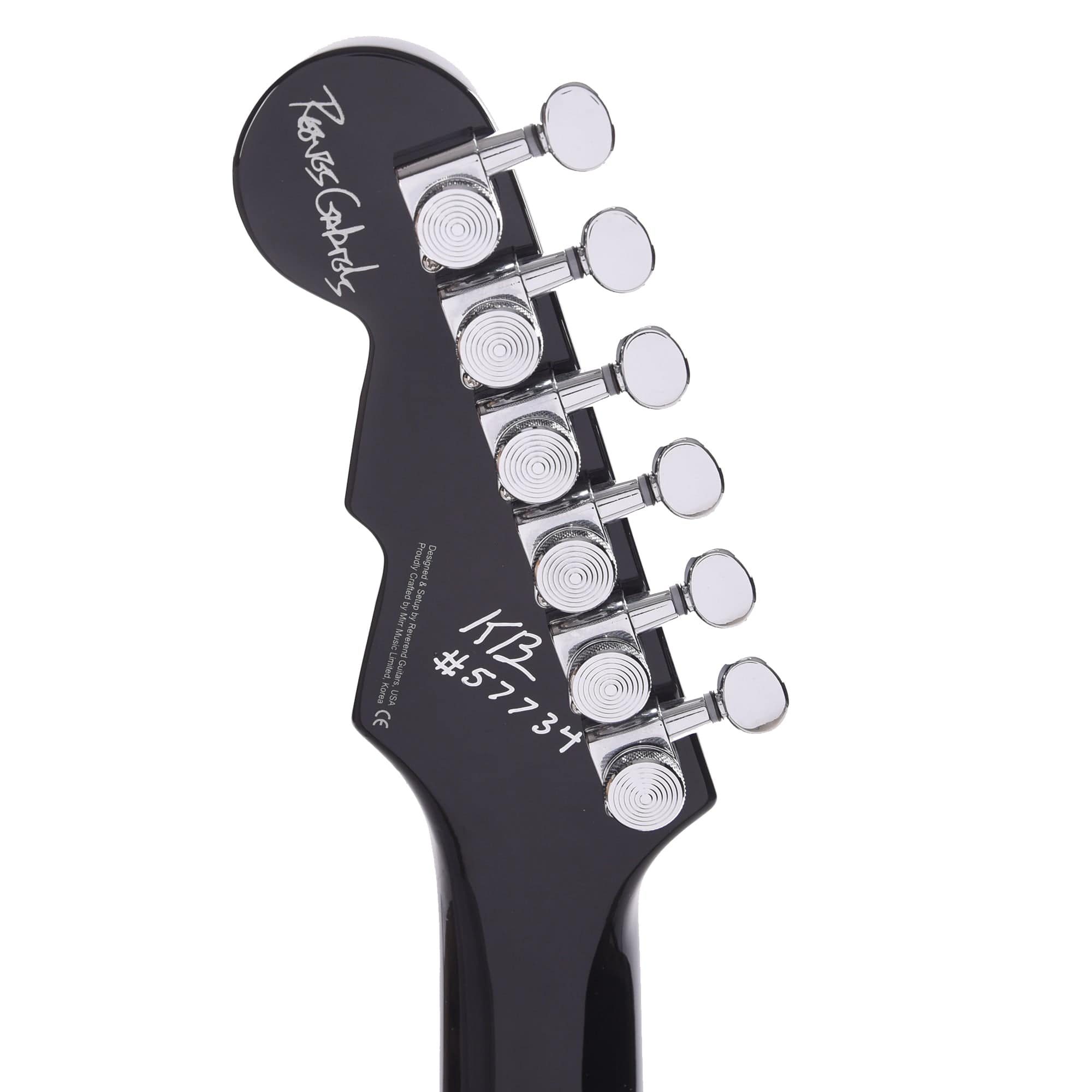 Reverend Reeves Gabrels Spacehawk Black Sparkle Electric Guitars / Solid Body