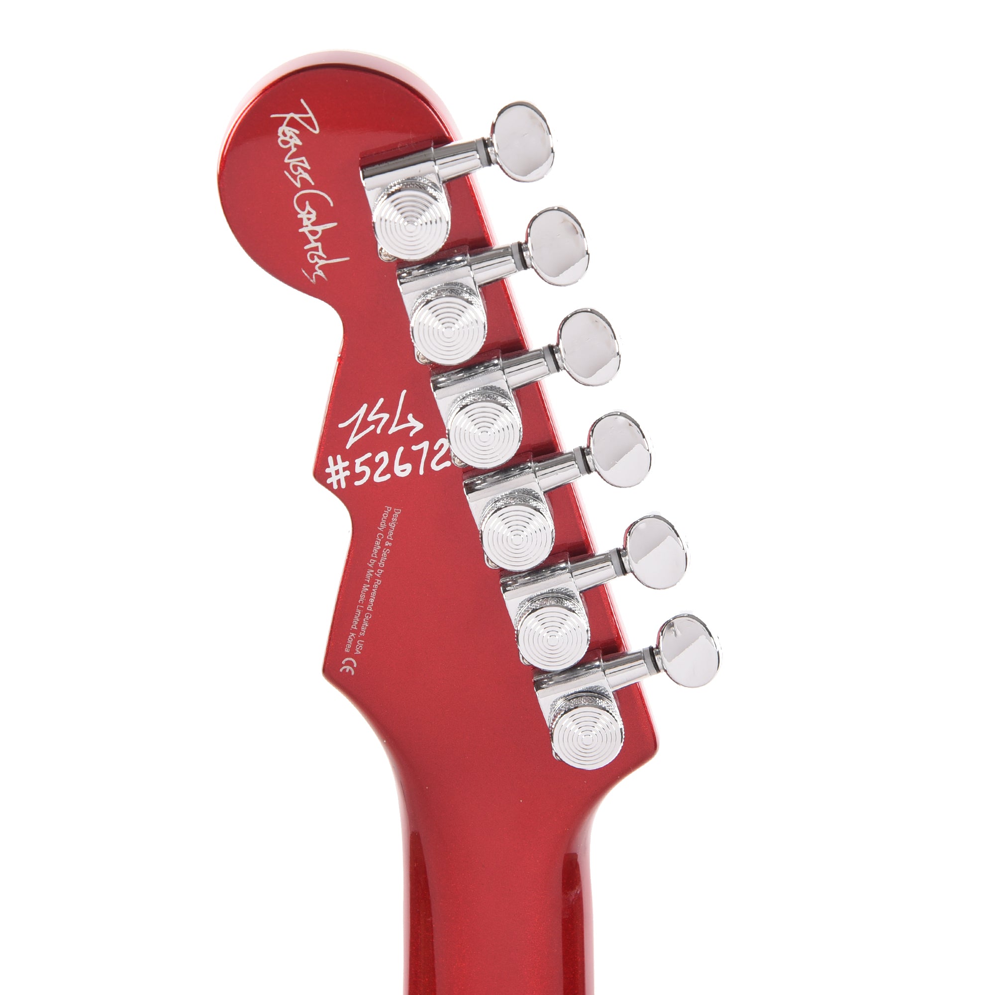 Reverend Reeves Gabrels Spacehawk Metallic Red Electric Guitars / Solid Body