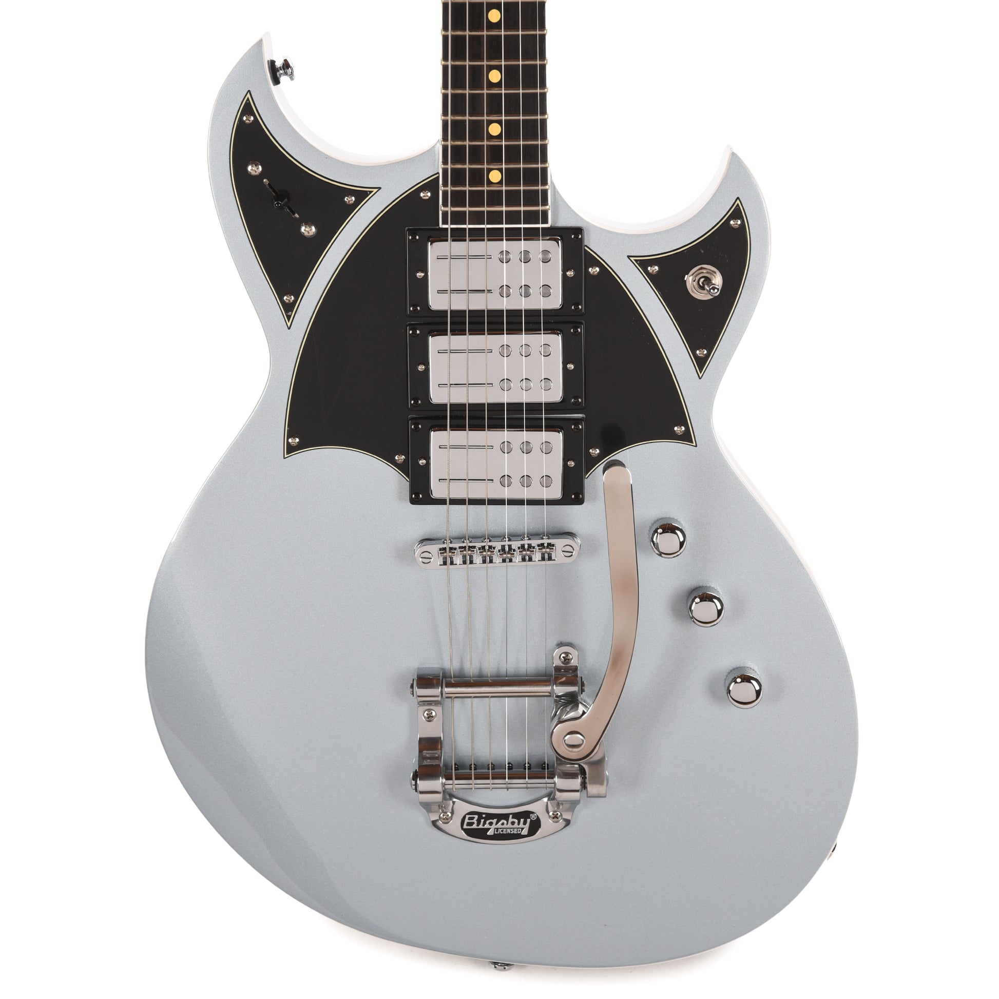 Reverend Reeves Gabrels Spacehawk Supreme Electric Guitar Metallic Silver Freeze Electric Guitars / Solid Body