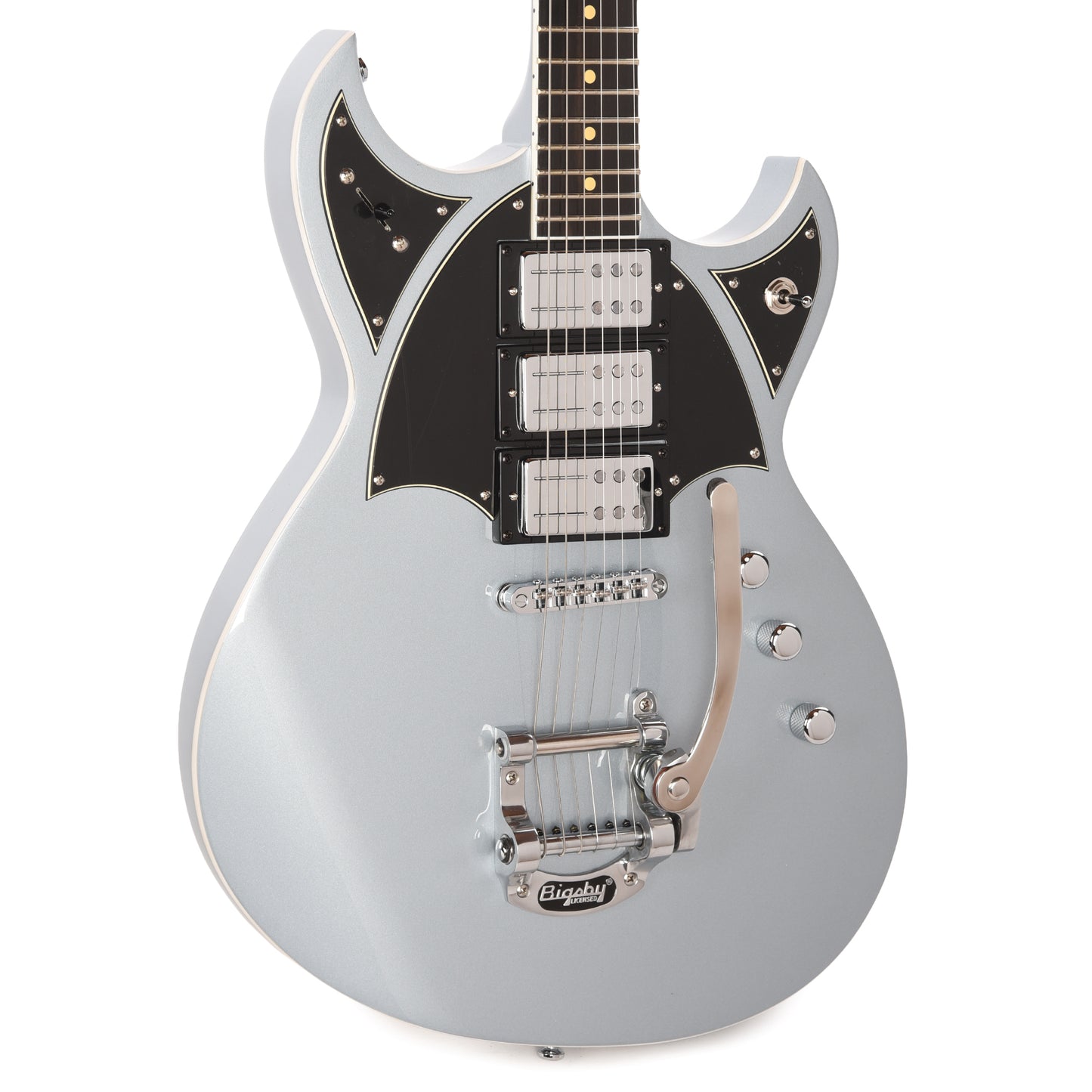 Reverend Reeves Gabrels Spacehawk Supreme Electric Guitar Metallic Silver Freeze Electric Guitars / Solid Body