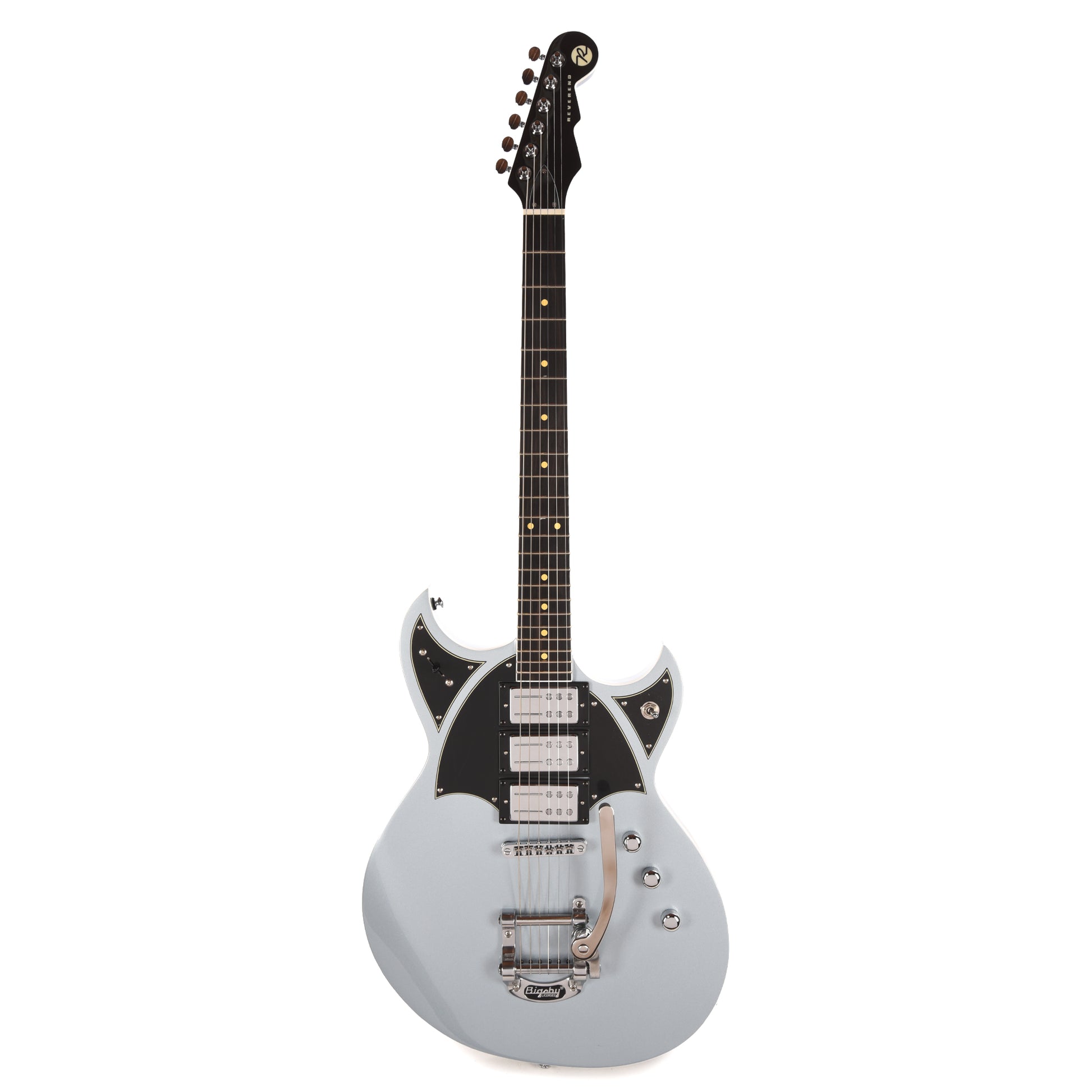 Reverend Reeves Gabrels Spacehawk Supreme Electric Guitar Metallic Silver Freeze Electric Guitars / Solid Body