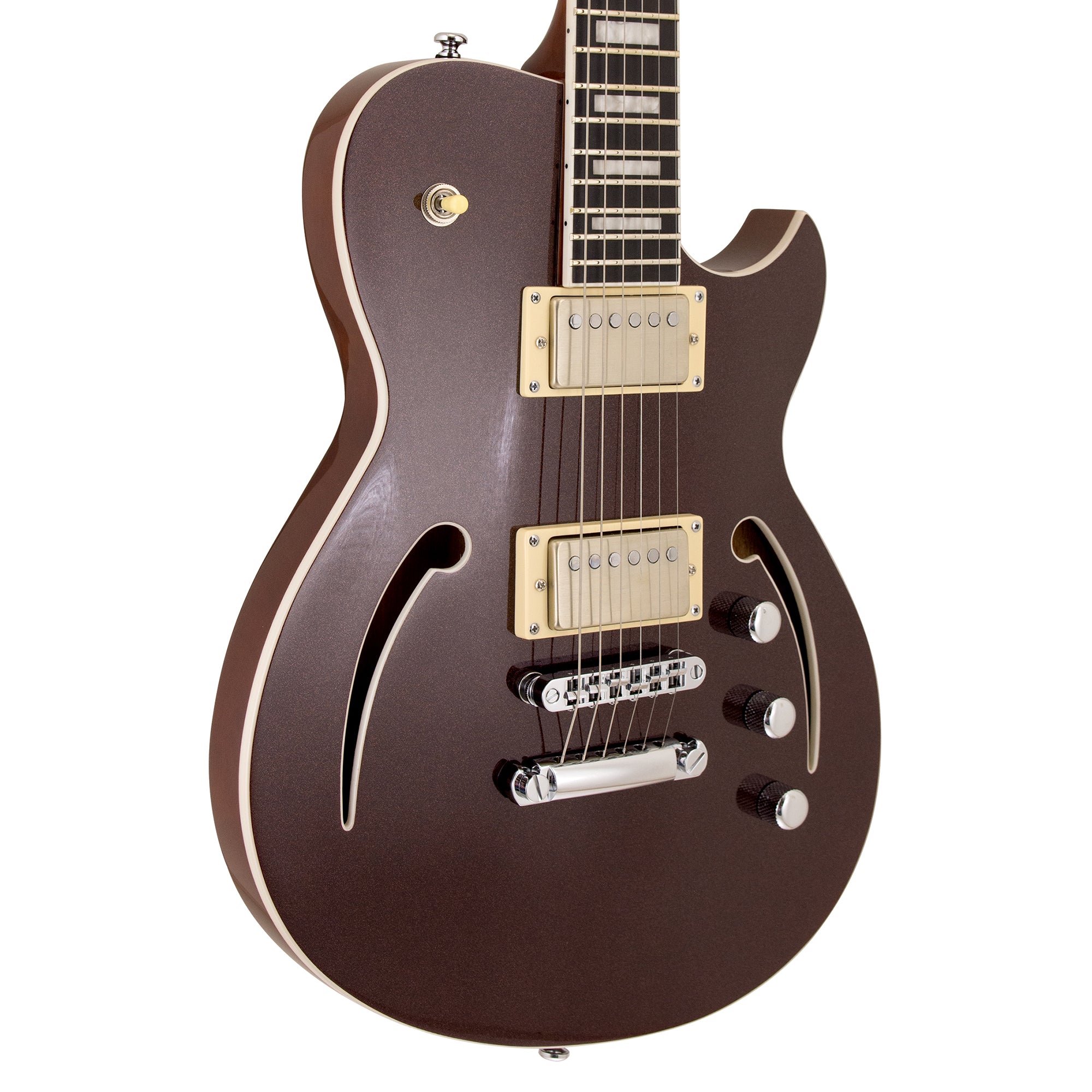 Reverend Roundhouse Air HH Electric Guitar Metallic Bordeaux