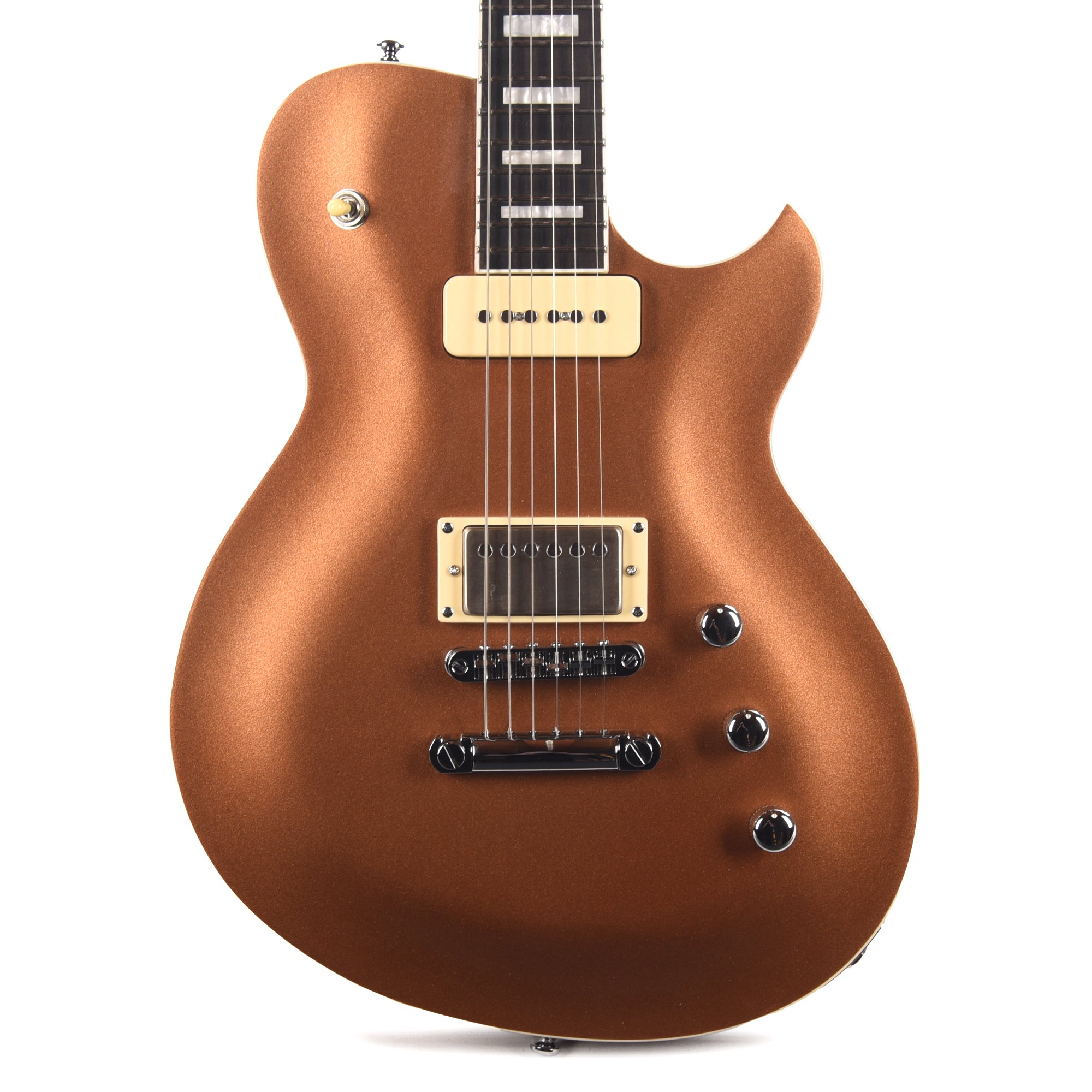 Reverend Roundhouse H90 Electric Guitar Metallic Bronze Electric Guitars / Solid Body