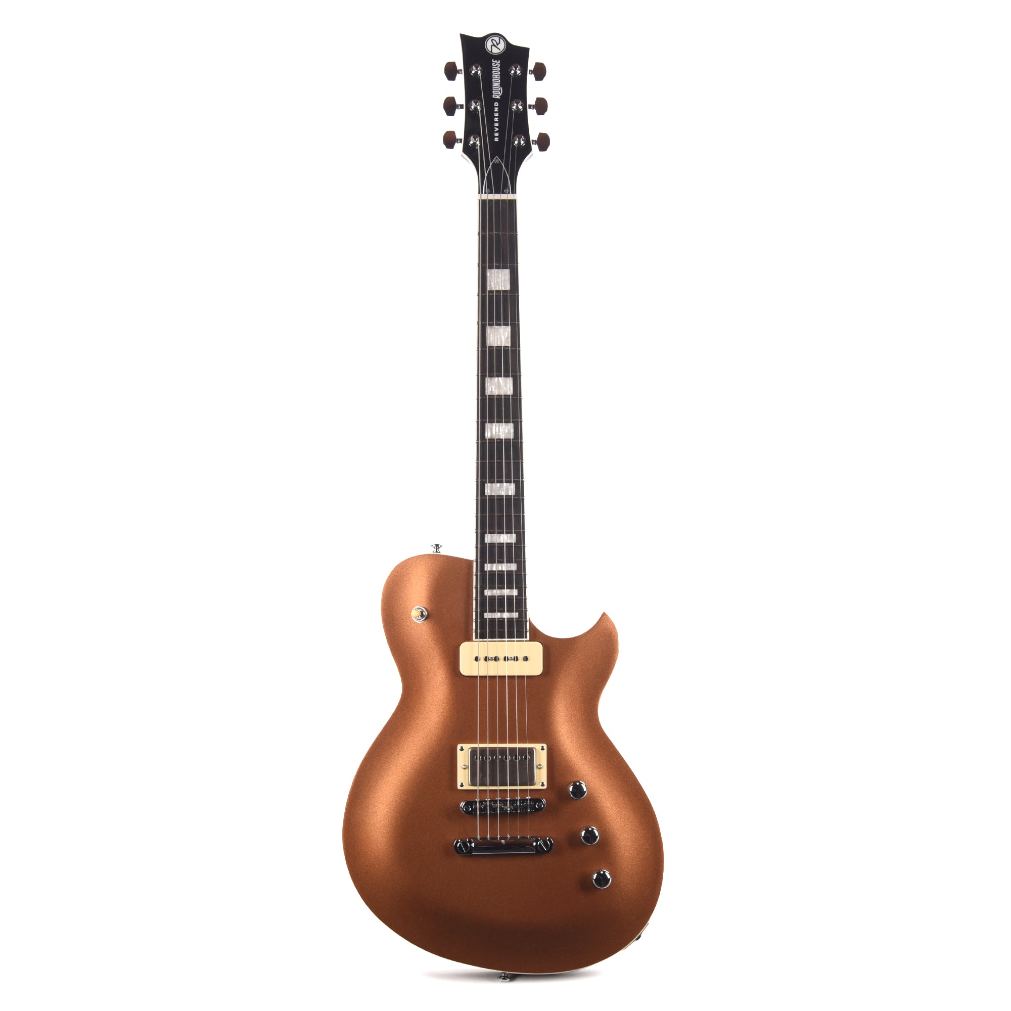 Reverend Roundhouse H90 Electric Guitar Metallic Bronze Electric Guitars / Solid Body