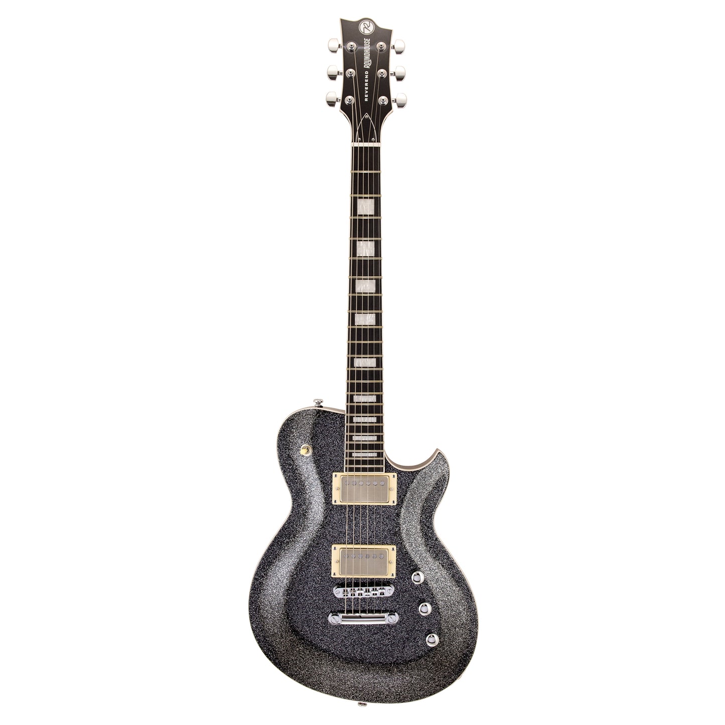 Reverend Roundhouse HH Electric Guitar Black Sparkle Electric Guitars / Solid Body