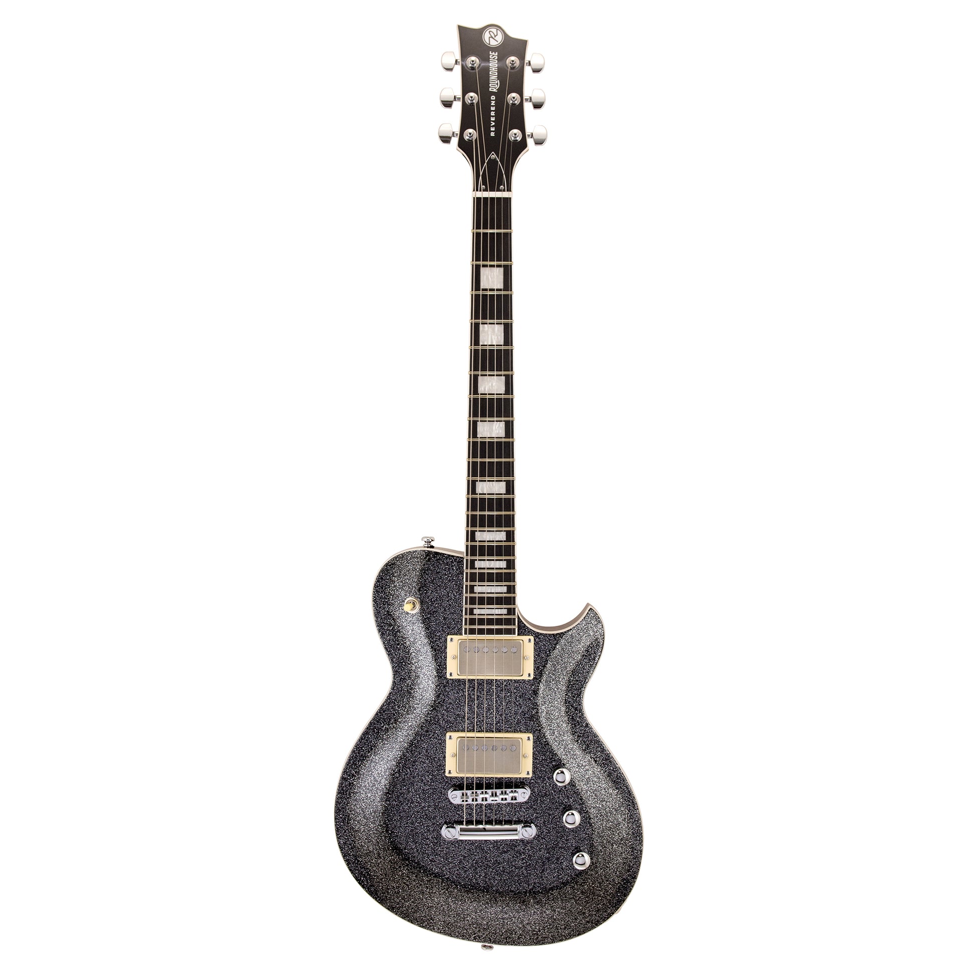 Reverend Roundhouse HH Electric Guitar Black Sparkle Electric Guitars / Solid Body