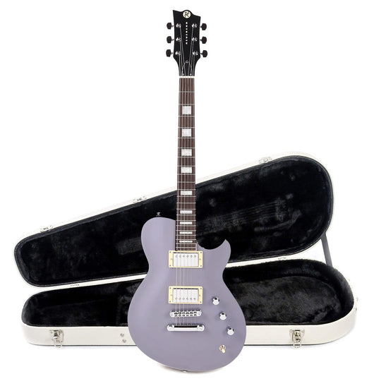 Reverend Roundhouse Periwinkle Hardshell Case Bundle Electric Guitars / Solid Body