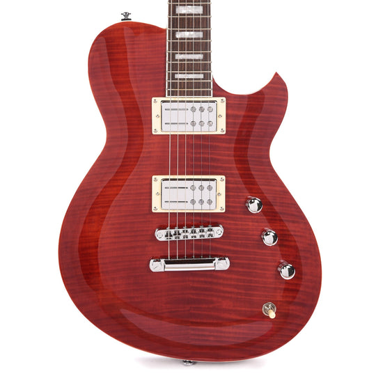 Reverend Roundhouse RA FM Trans Wine Red Electric Guitars / Solid Body