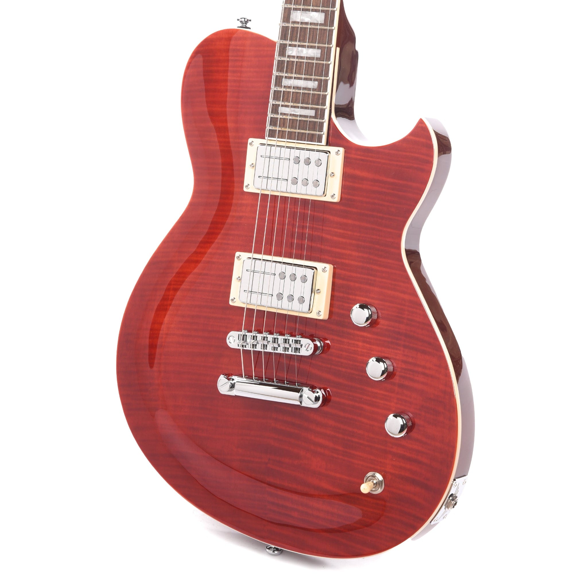 Reverend Roundhouse RA FM Trans Wine Red Electric Guitars / Solid Body