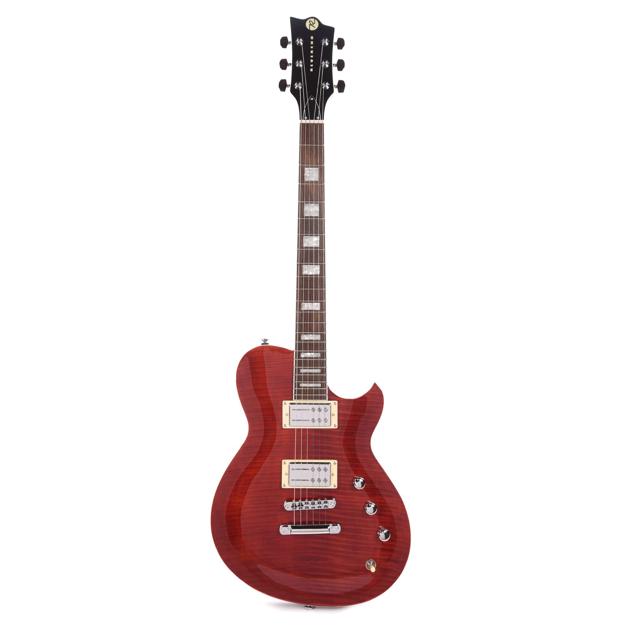 Reverend Roundhouse RA FM Trans Wine Red Electric Guitars / Solid Body