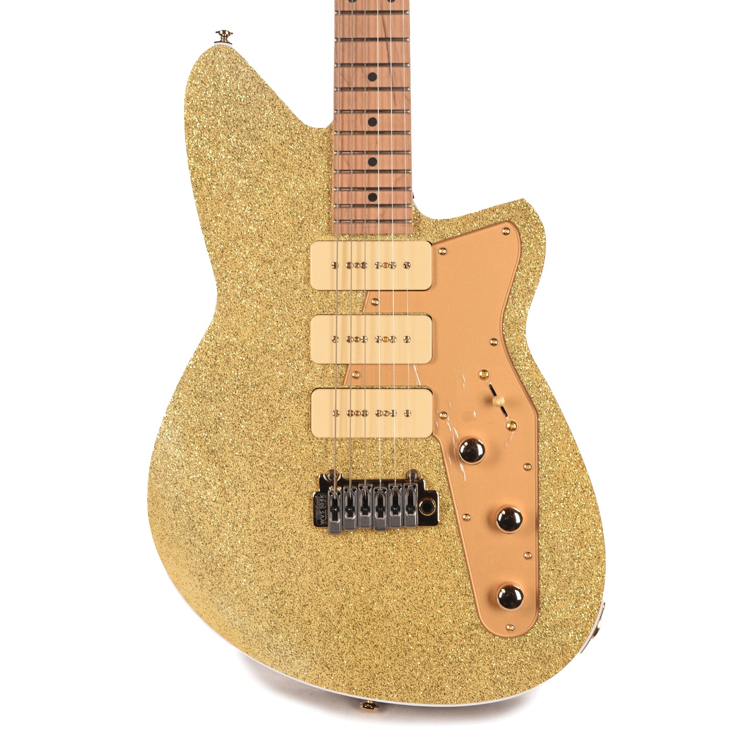 Reverend Ryan Malicsi Signature White Gold Sparkle Electric Guitars / Solid Body