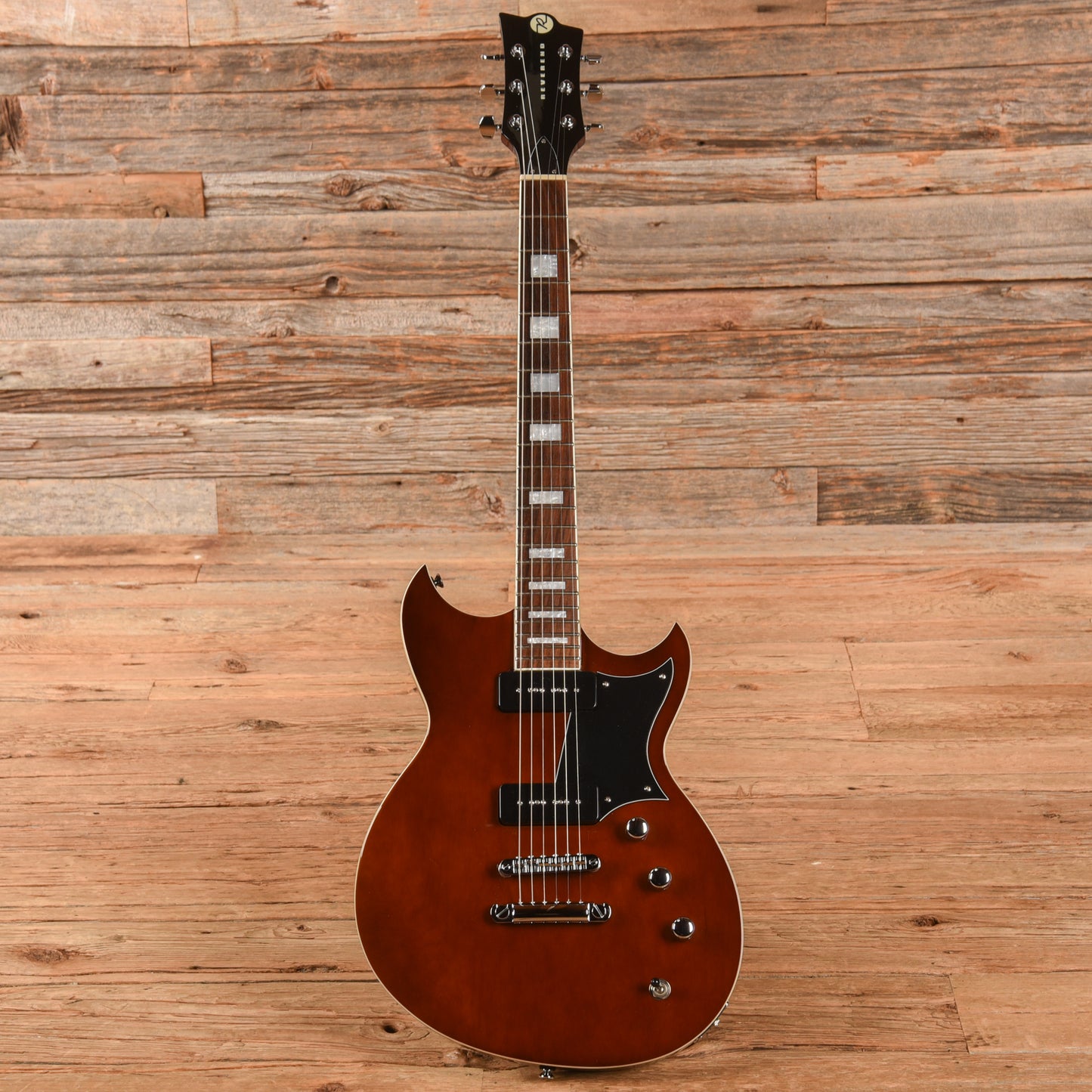 Reverend Sensei 290 Transparent Brown Electric Guitars / Solid Body