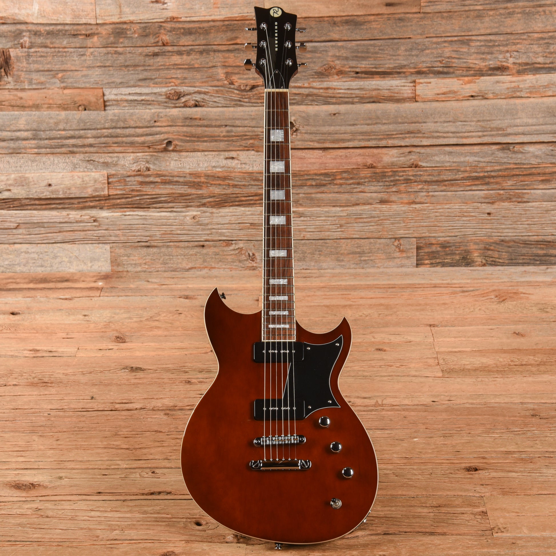 Reverend Sensei 290 Transparent Brown Electric Guitars / Solid Body