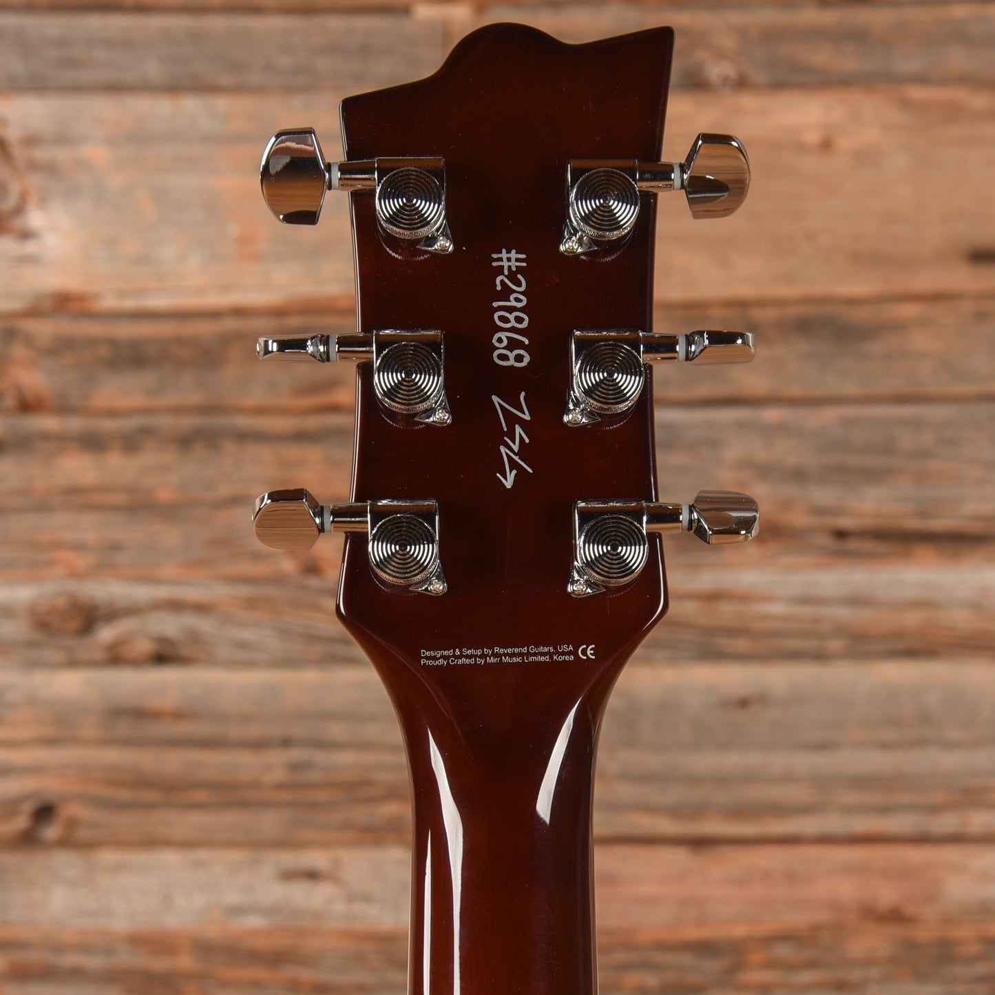 Reverend Sensei 290 Transparent Brown Electric Guitars / Solid Body
