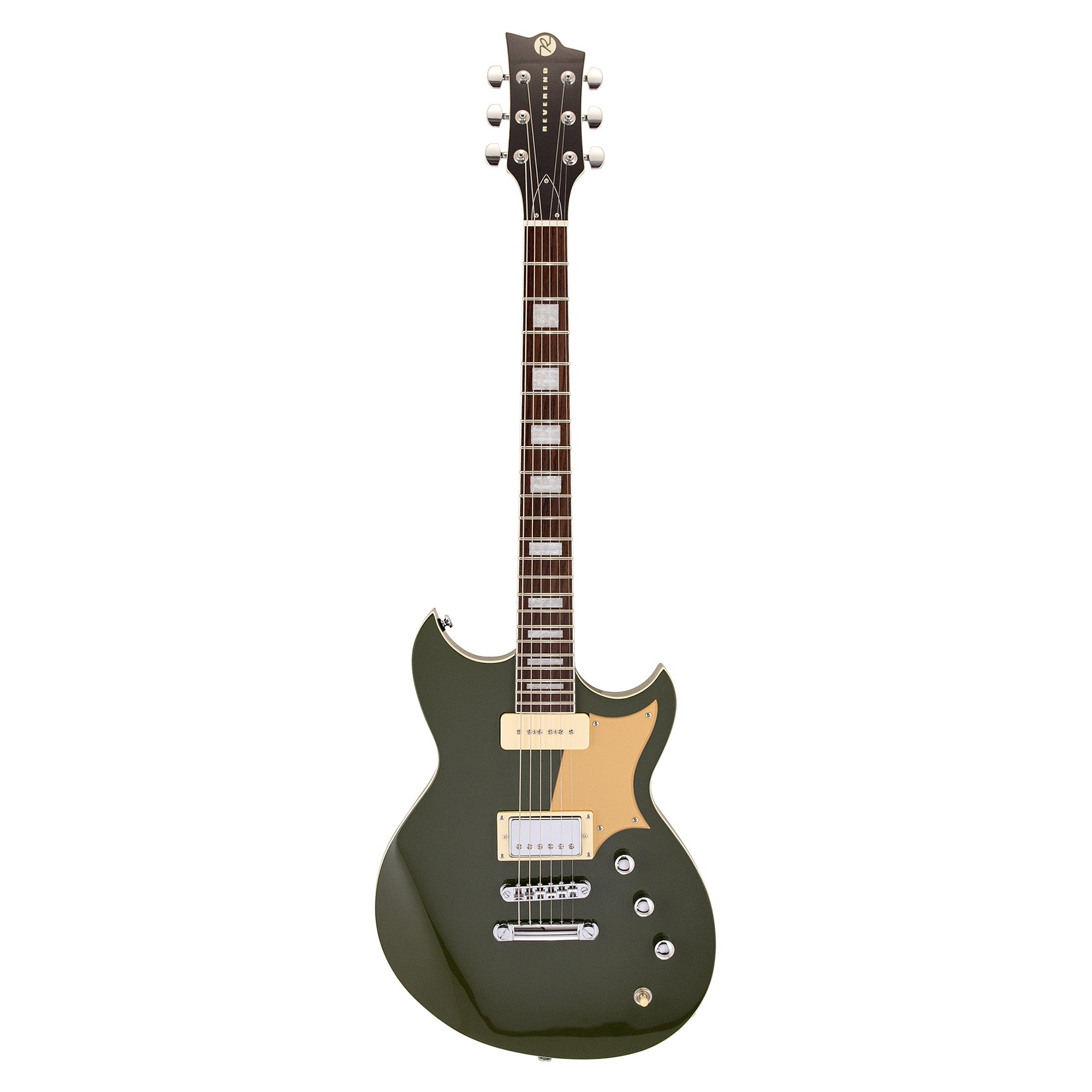 Reverend Sensei H90 Army Green Electric Guitars / Solid Body