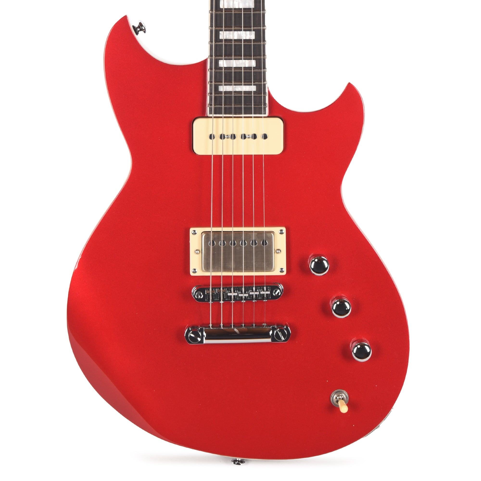 Reverend Sensei H90 Electric Guitar Metallic Cherry Electric Guitars / Solid Body