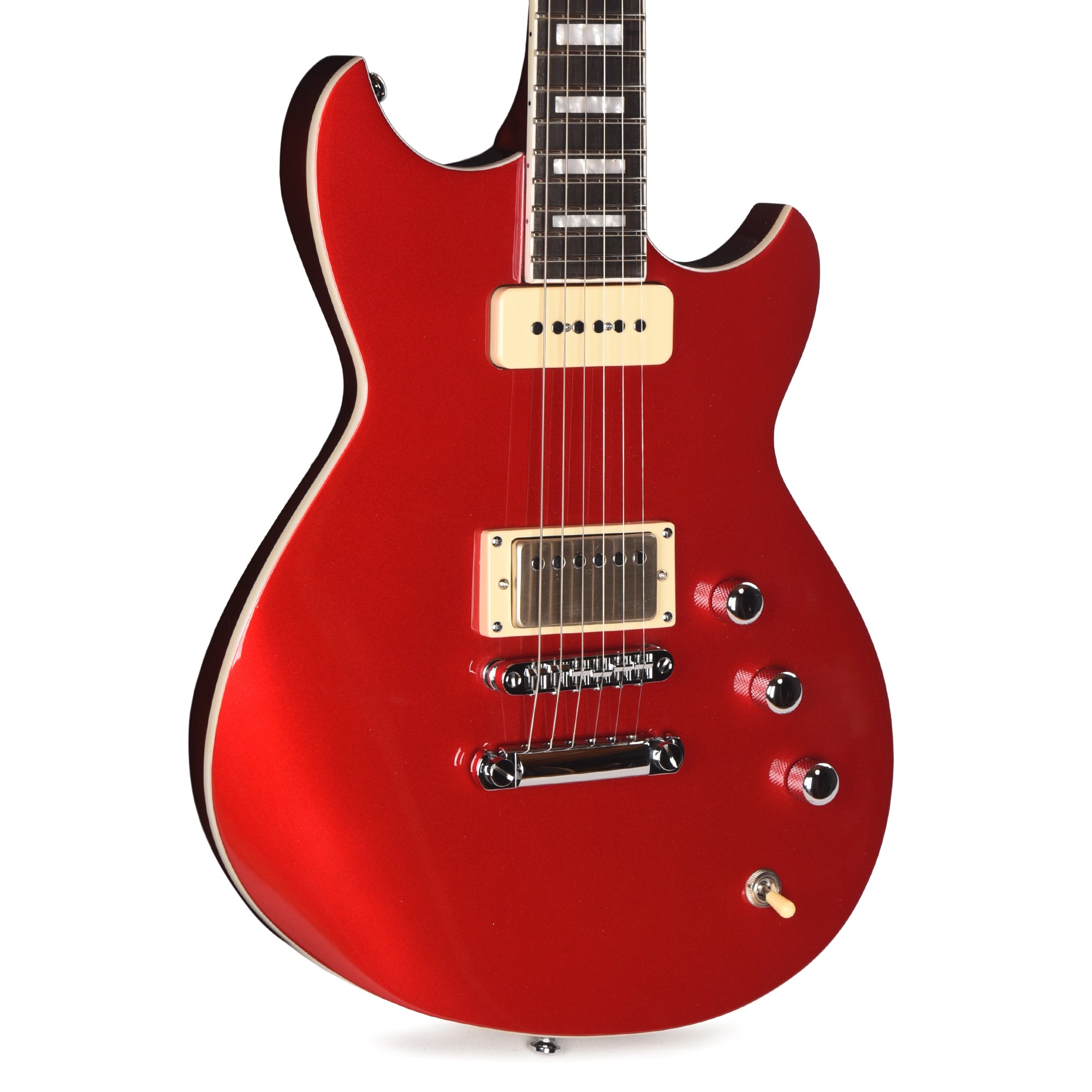 Reverend Sensei H90 Electric Guitar Metallic Cherry Electric Guitars / Solid Body