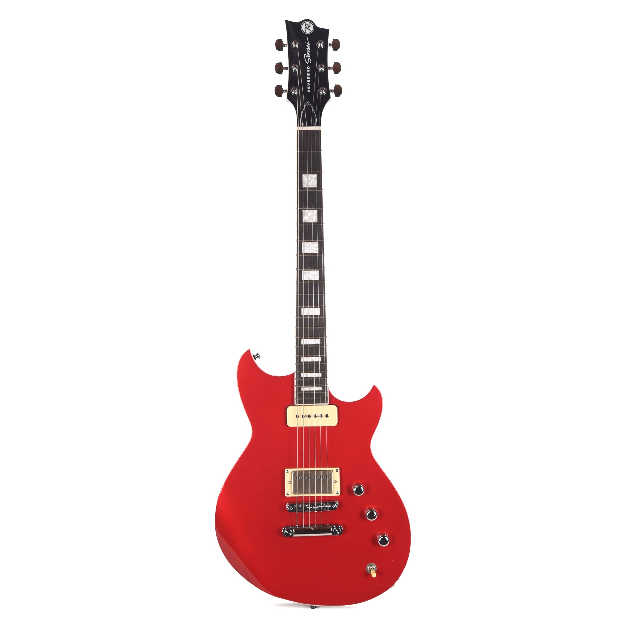 Reverend Sensei H90 Electric Guitar Metallic Cherry Electric Guitars / Solid Body