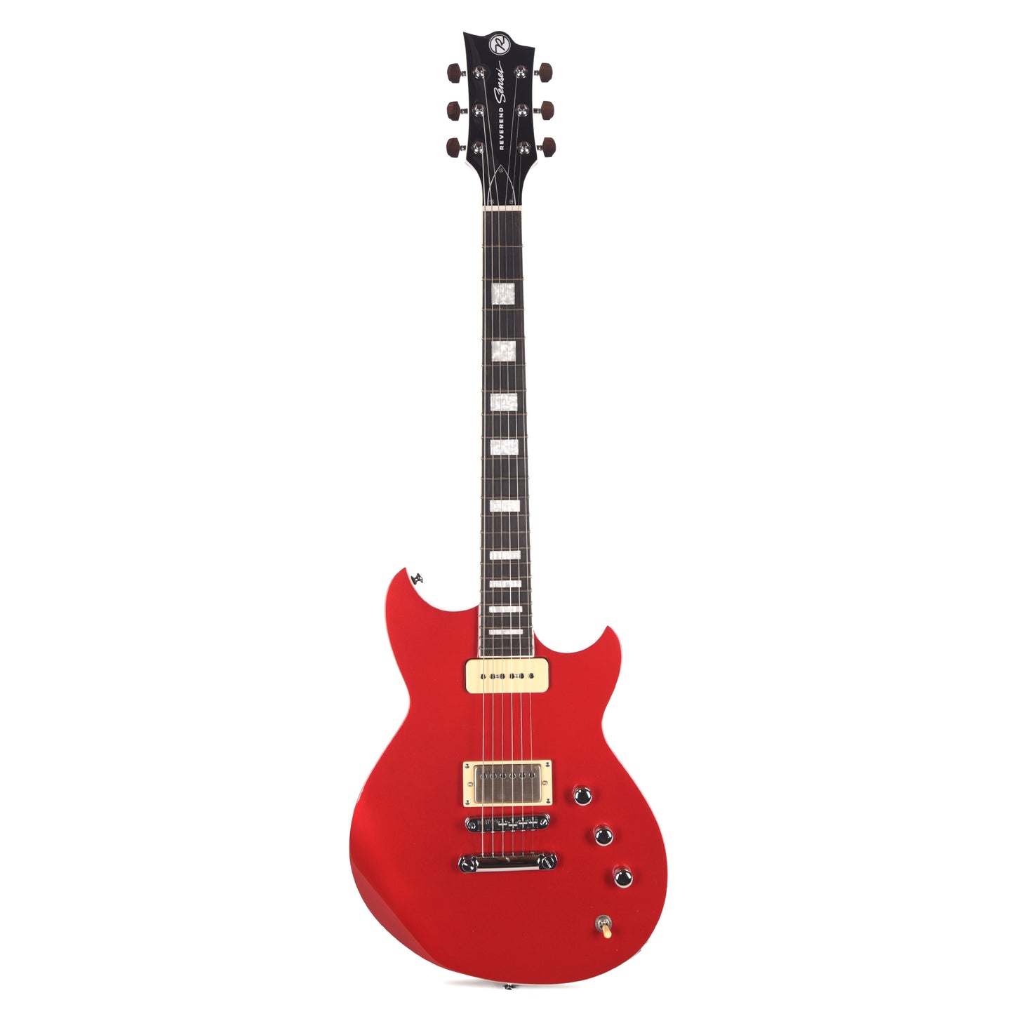 Reverend Sensei H90 Electric Guitar Metallic Cherry Electric Guitars / Solid Body