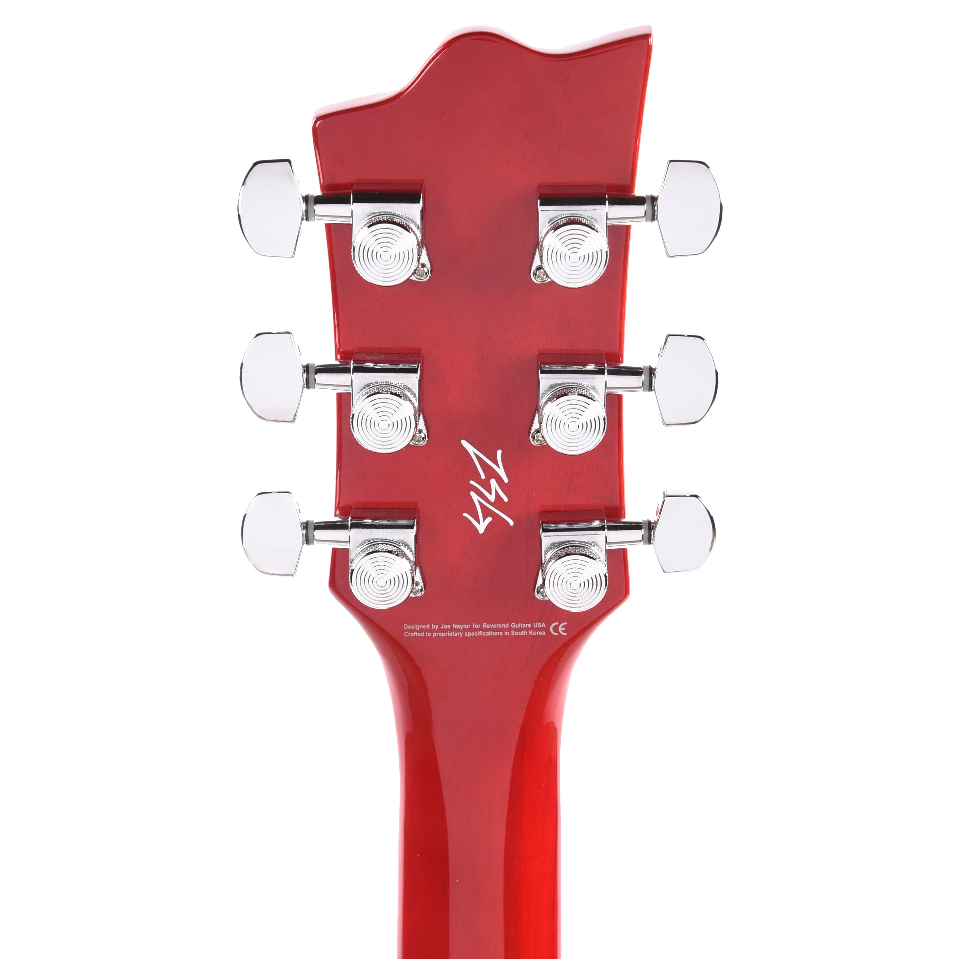 Reverend Sensei Jr. Trans Cherry Electric Guitars / Solid Body