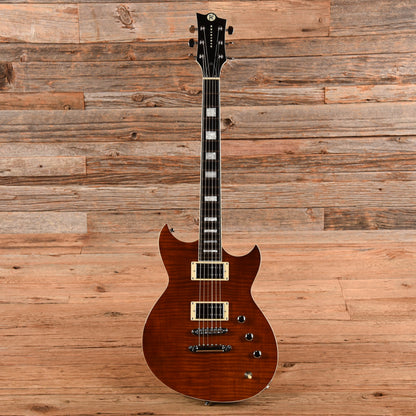 Reverend Sensei RA FM Violin Brown Electric Guitars / Solid Body