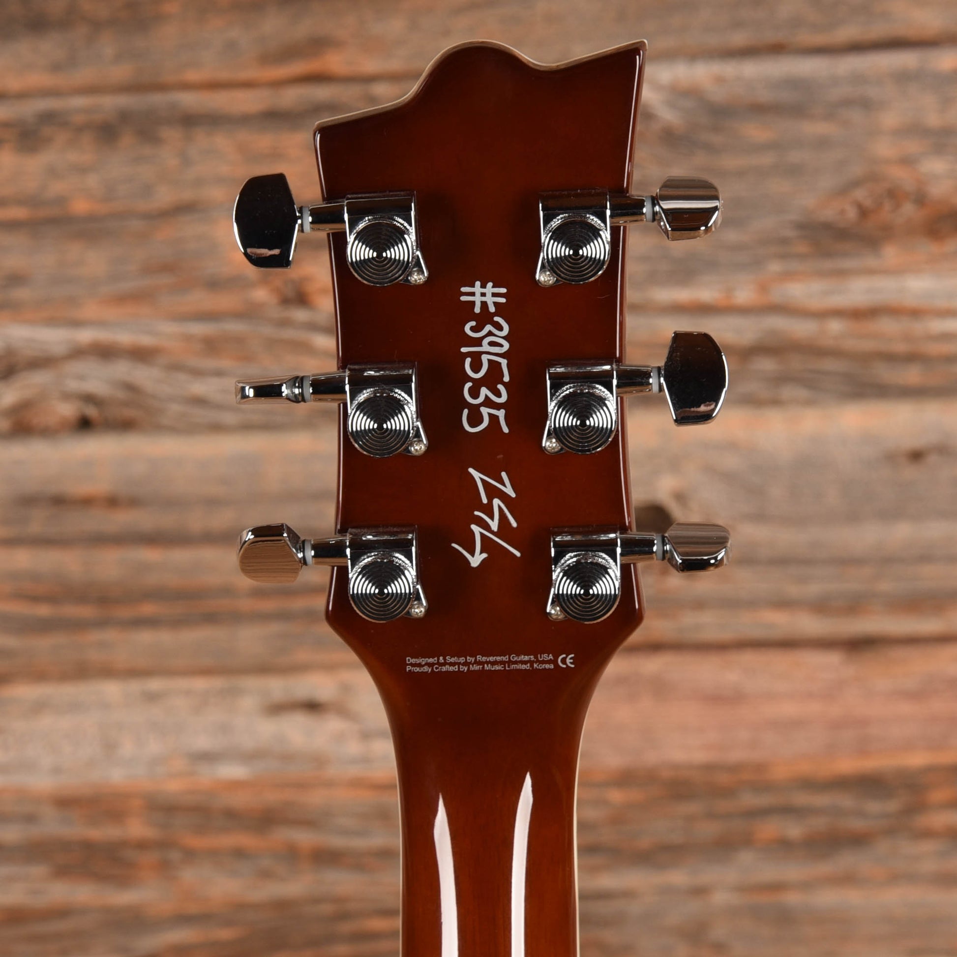 Reverend Sensei RA FM Violin Brown Electric Guitars / Solid Body