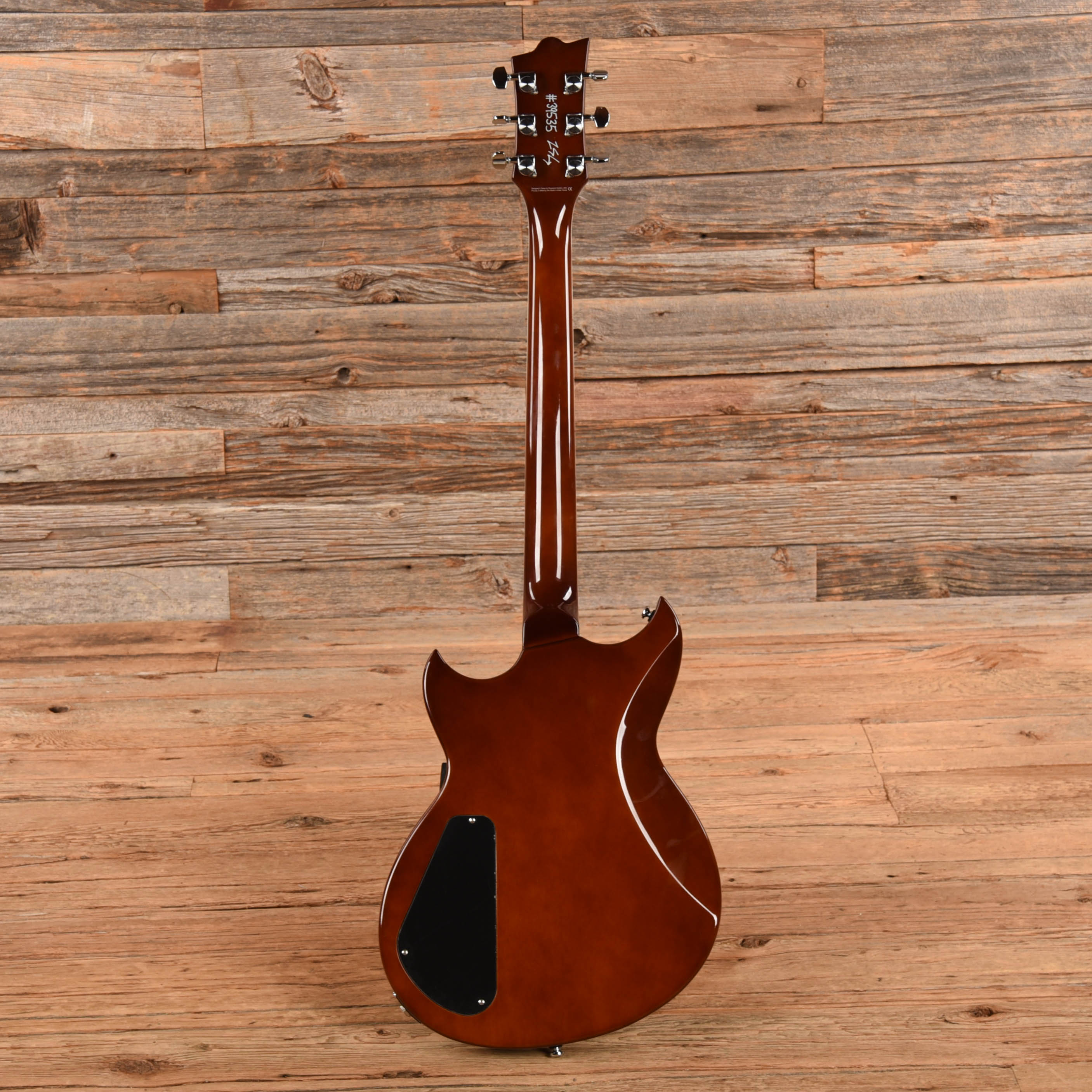 Reverend Sensei RA FM Violin Brown Electric Guitars / Solid Body