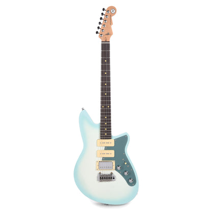 Reverend Six Gun HPP Chronic Blue Burst Electric Guitars / Solid Body