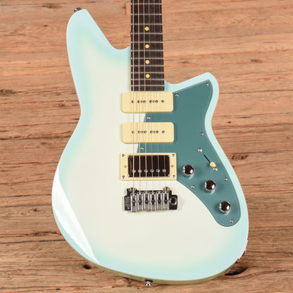 Reverend Six Gun HPP Chronic Blue Burst Electric Guitars / Solid Body
