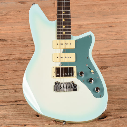 Reverend Six Gun HPP Chronic Blue Burst Electric Guitars / Solid Body