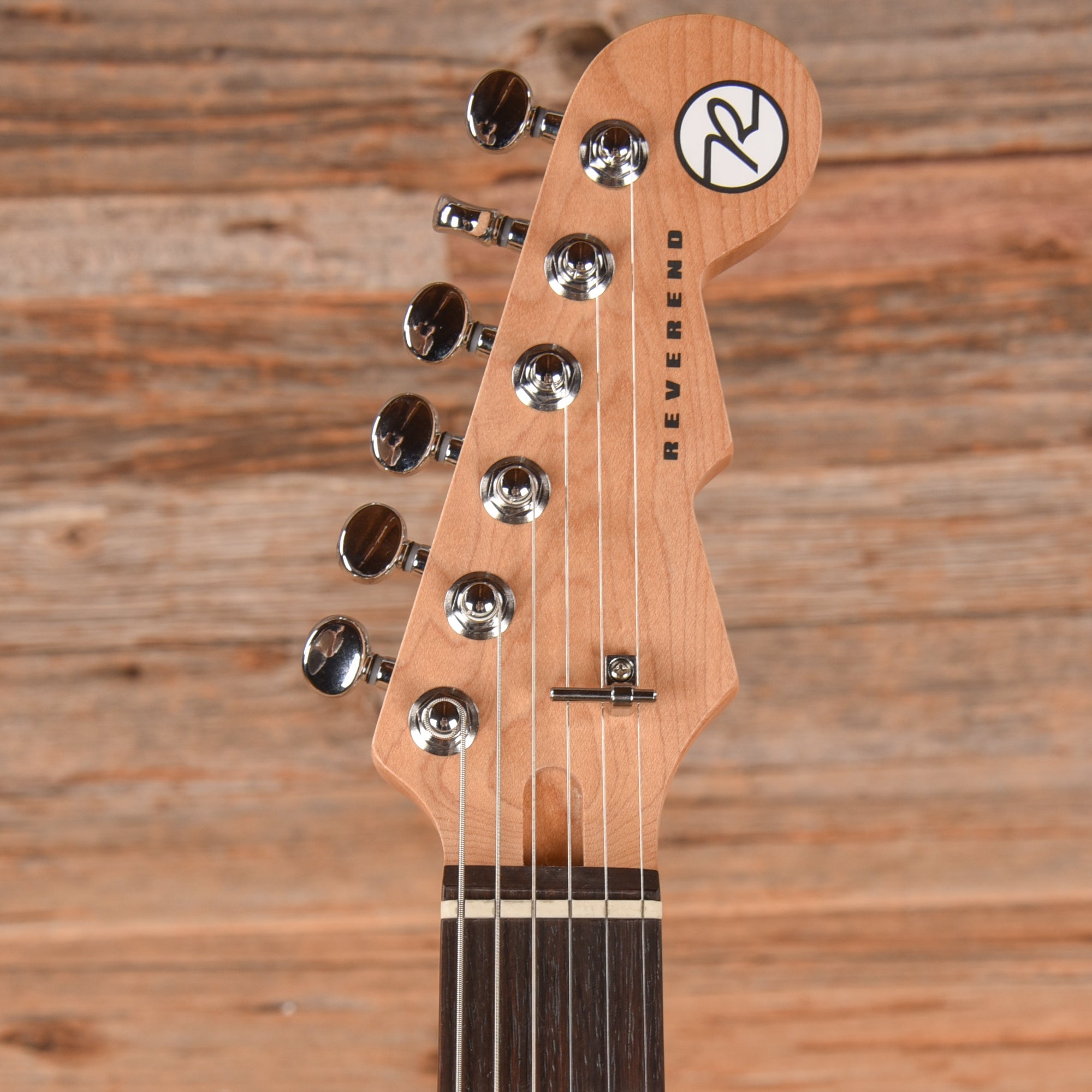 Reverend Six Gun HPP Chronic Blue Burst Electric Guitars / Solid Body