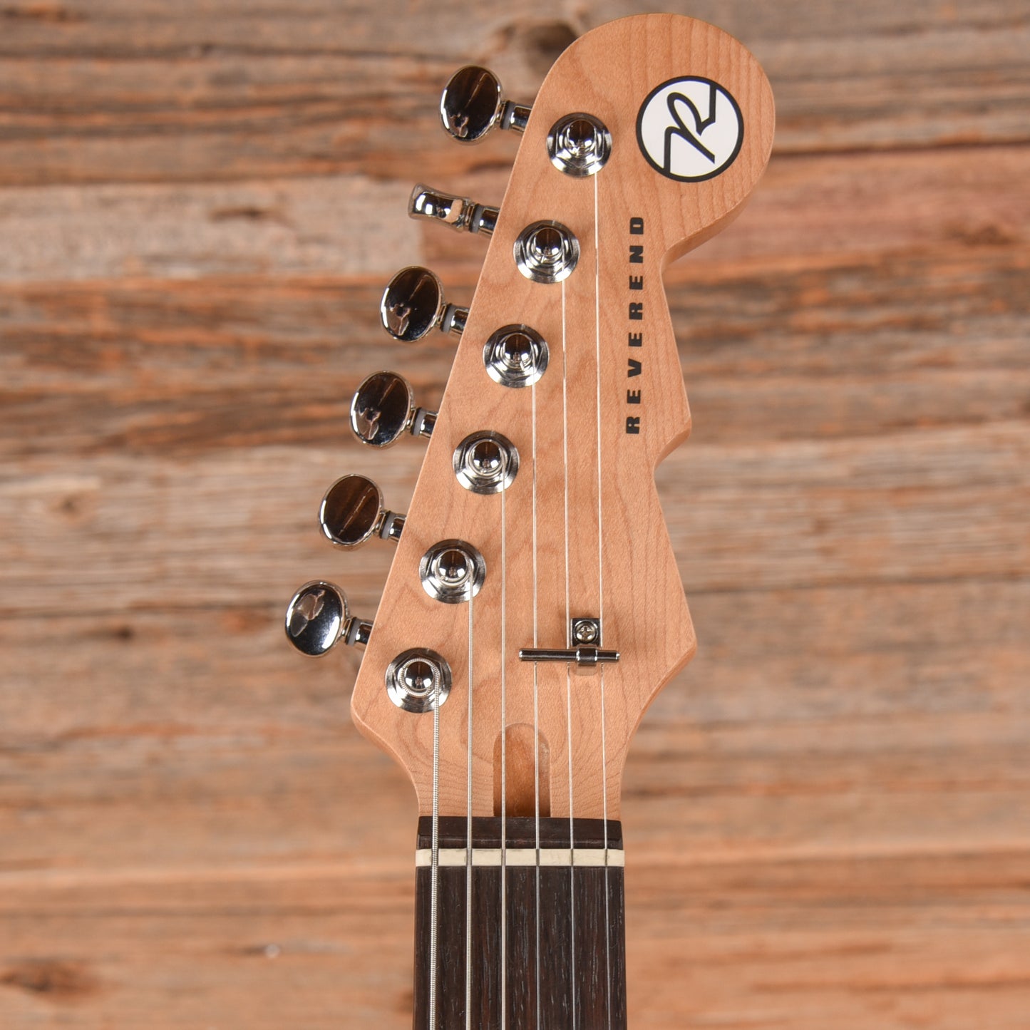 Reverend Six Gun HPP Chronic Blue Burst Electric Guitars / Solid Body