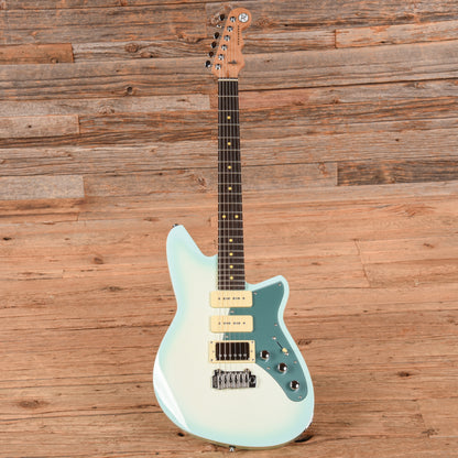 Reverend Six Gun HPP Chronic Blue Burst Electric Guitars / Solid Body