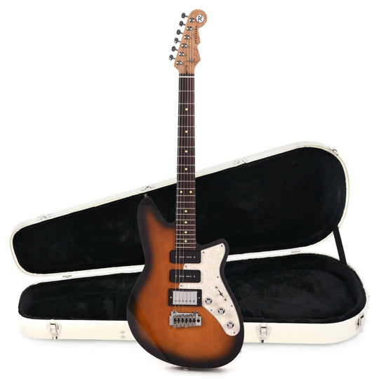 Reverend Six Gun HPP Coffee Burst Hardshell Case Bundle Electric Guitars / Solid Body