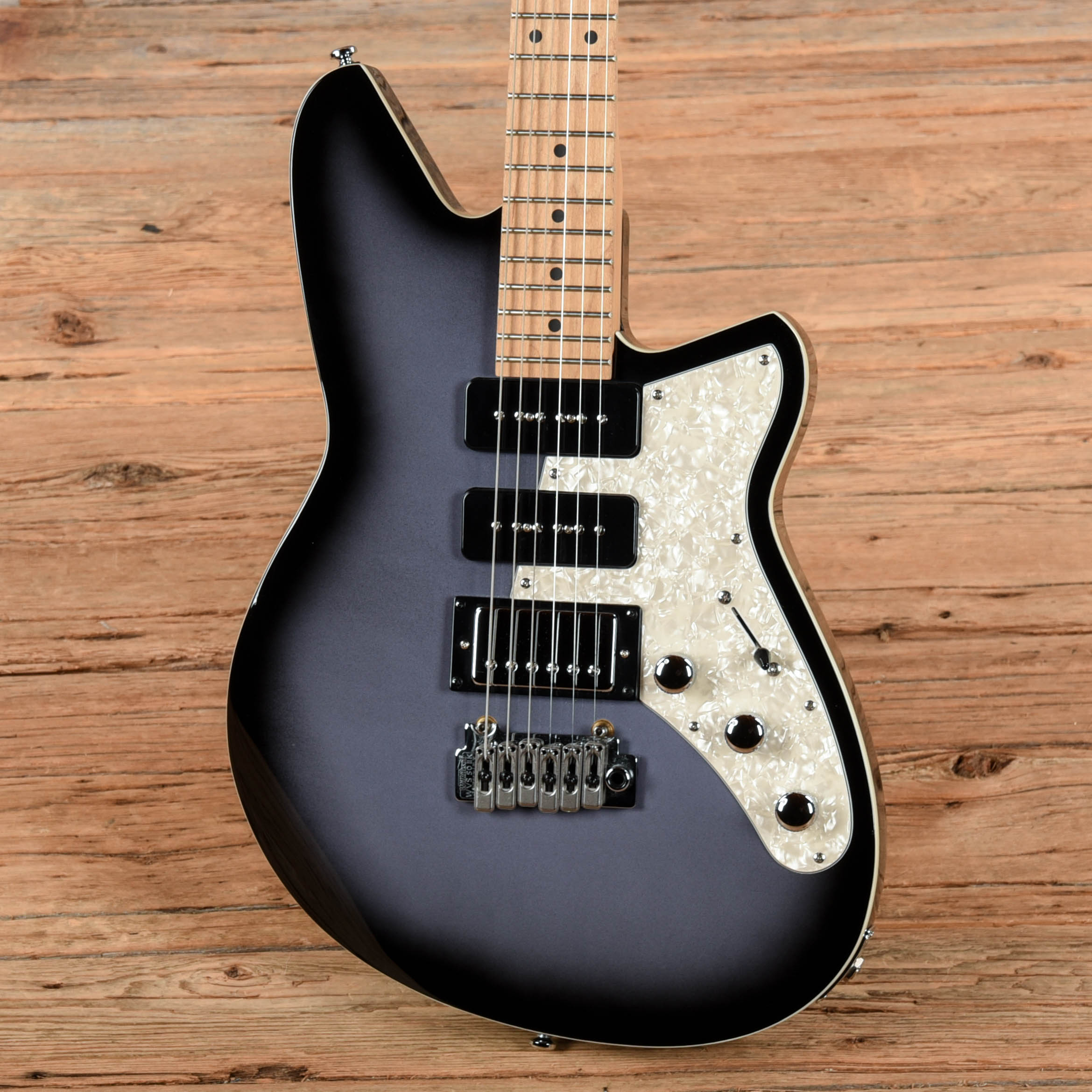 Reverend Six Gun HPP Periwinkle Electric Guitars / Solid Body