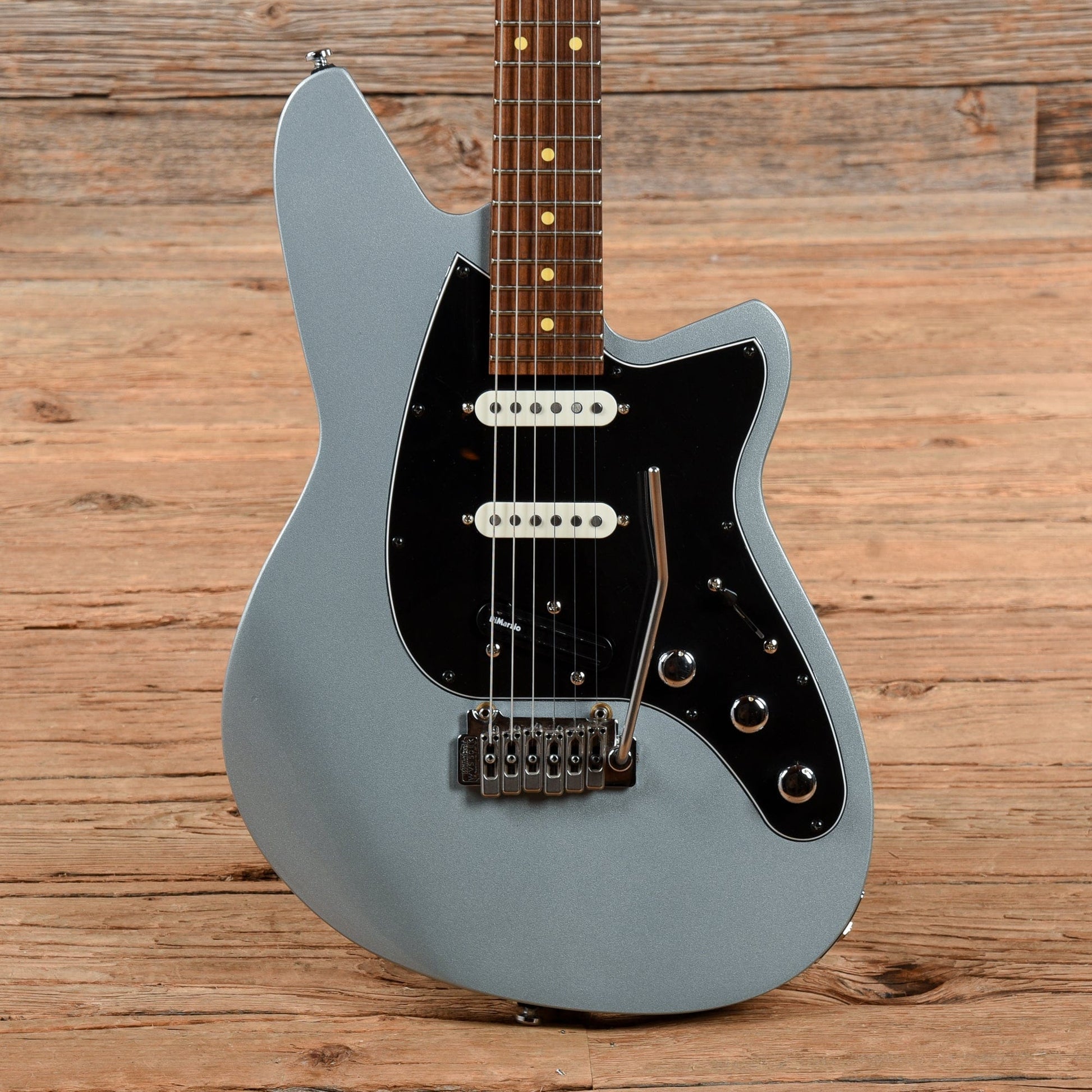 Reverend Six Gun Silver Freeze Electric Guitars / Solid Body