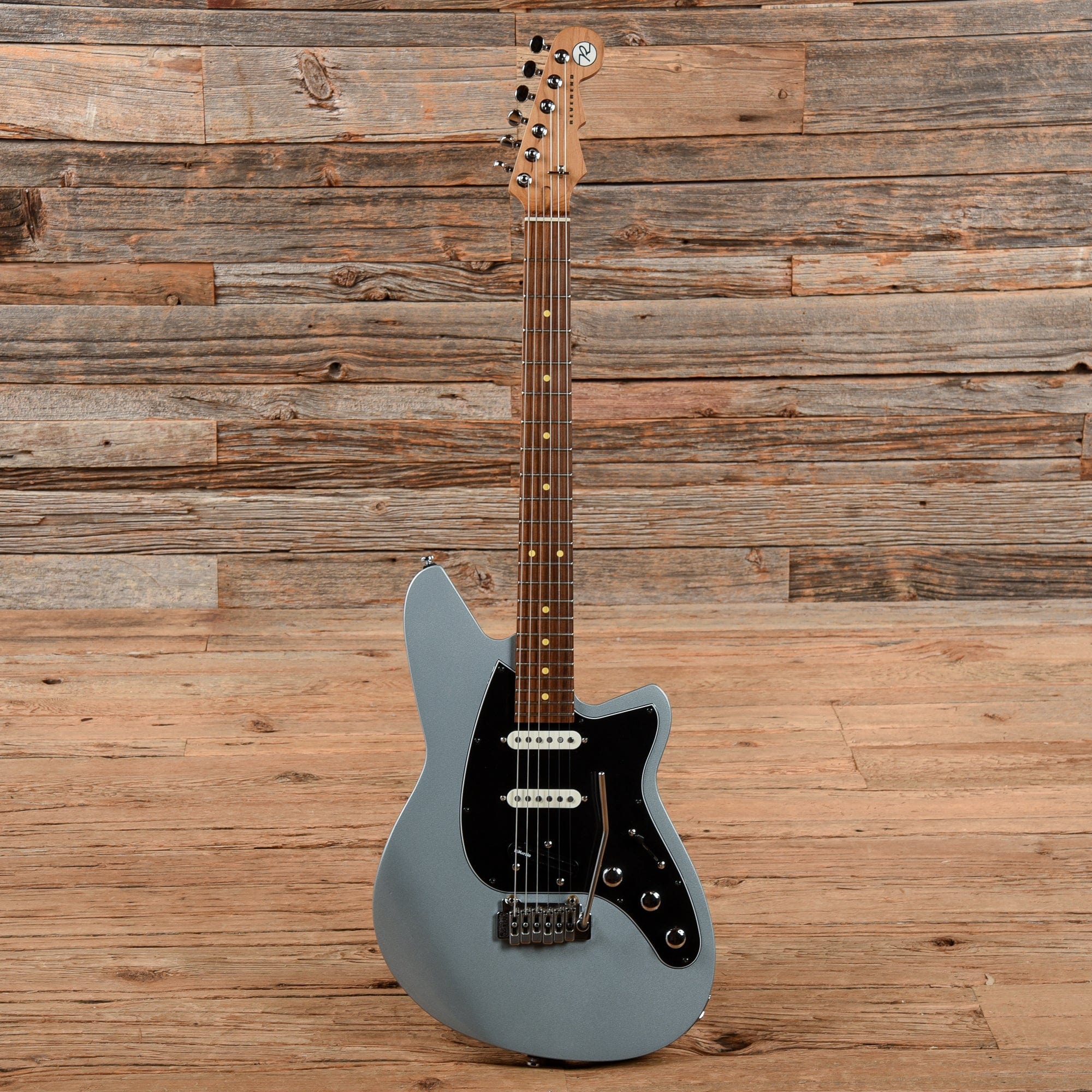 Reverend Six Gun Silver Freeze Electric Guitars / Solid Body
