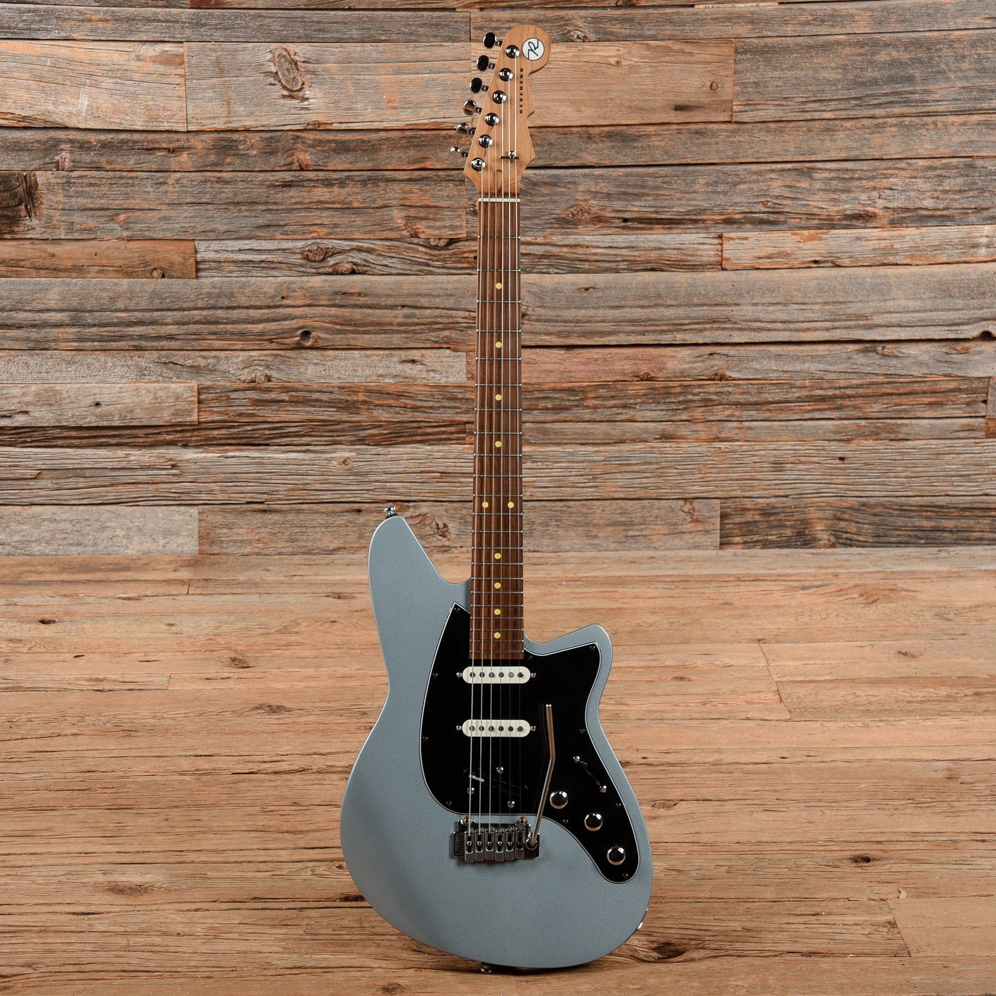 Reverend Six Gun Silver Freeze Electric Guitars / Solid Body