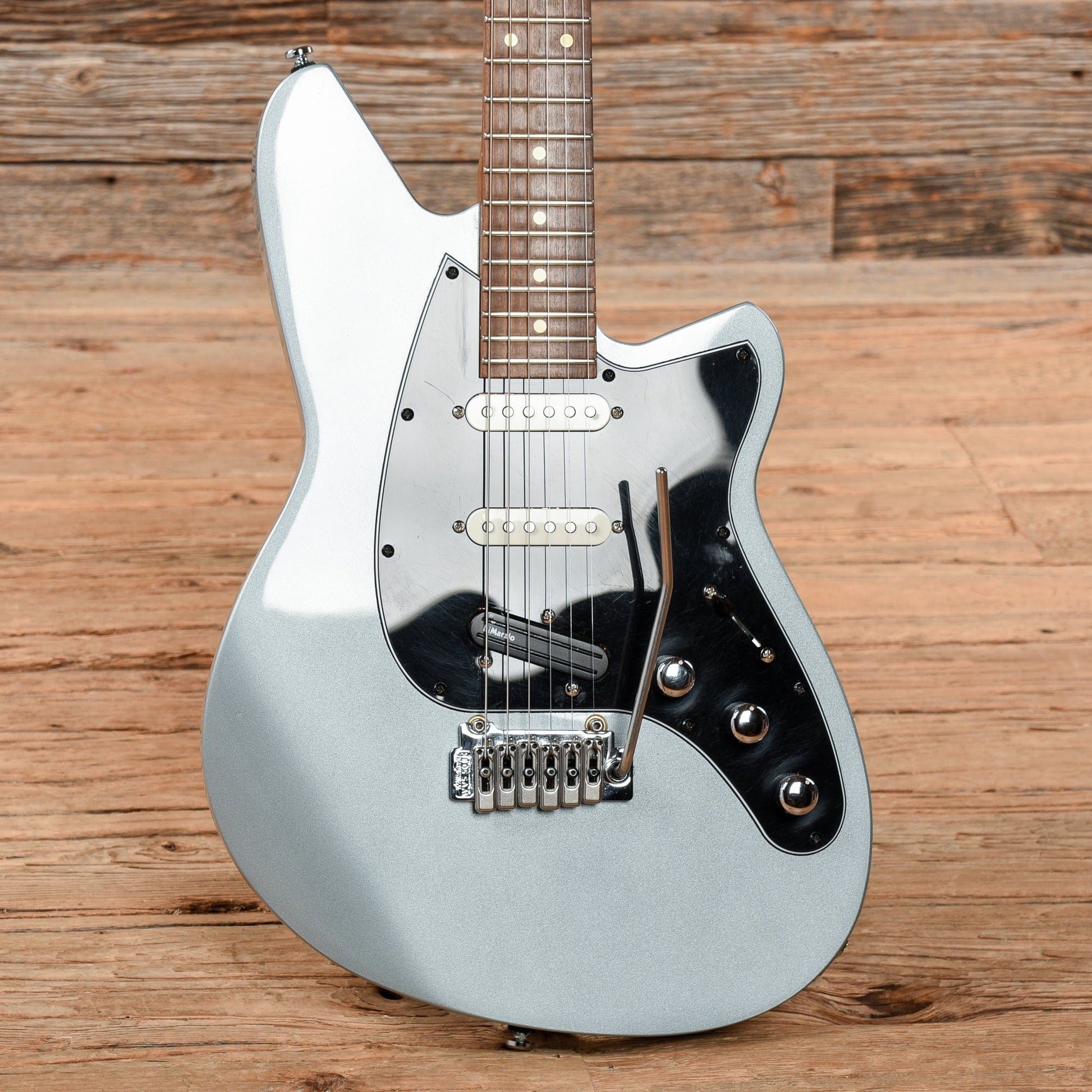 Reverend Six Gun Silver Freeze Electric Guitars / Solid Body