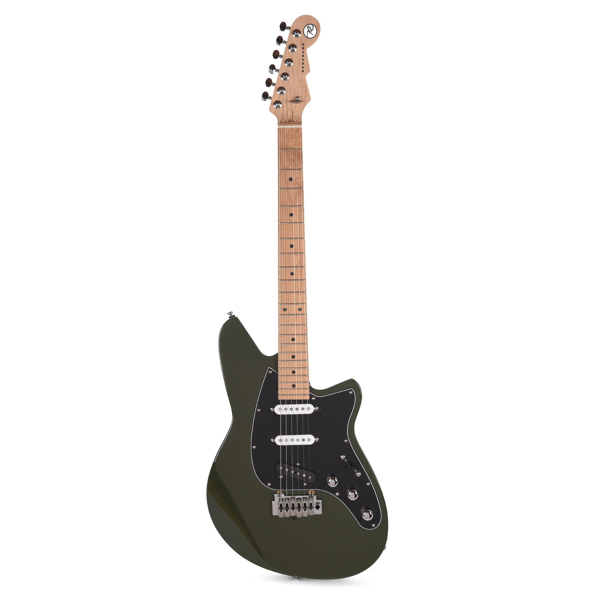 Reverend Six Gun TL Army Green Electric Guitars / Solid Body