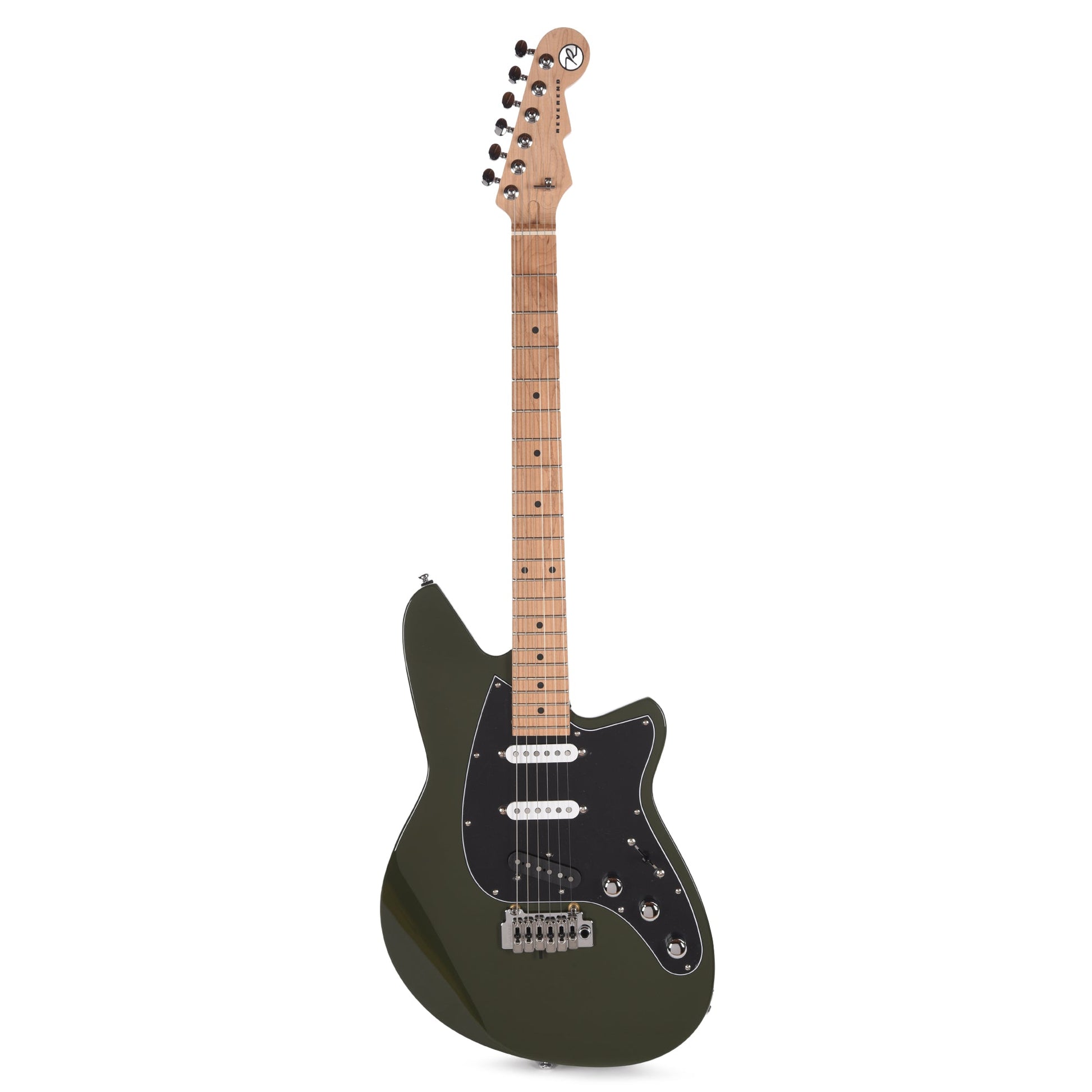 Reverend Six Gun TL Army Green Electric Guitars / Solid Body