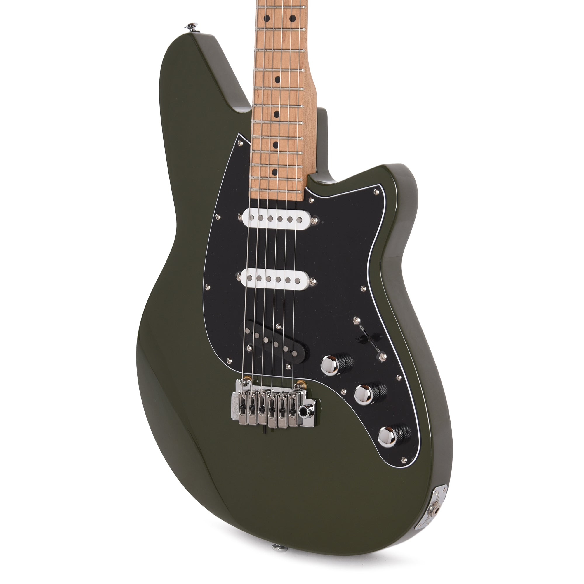 Reverend Six Gun TL Army Green Electric Guitars / Solid Body