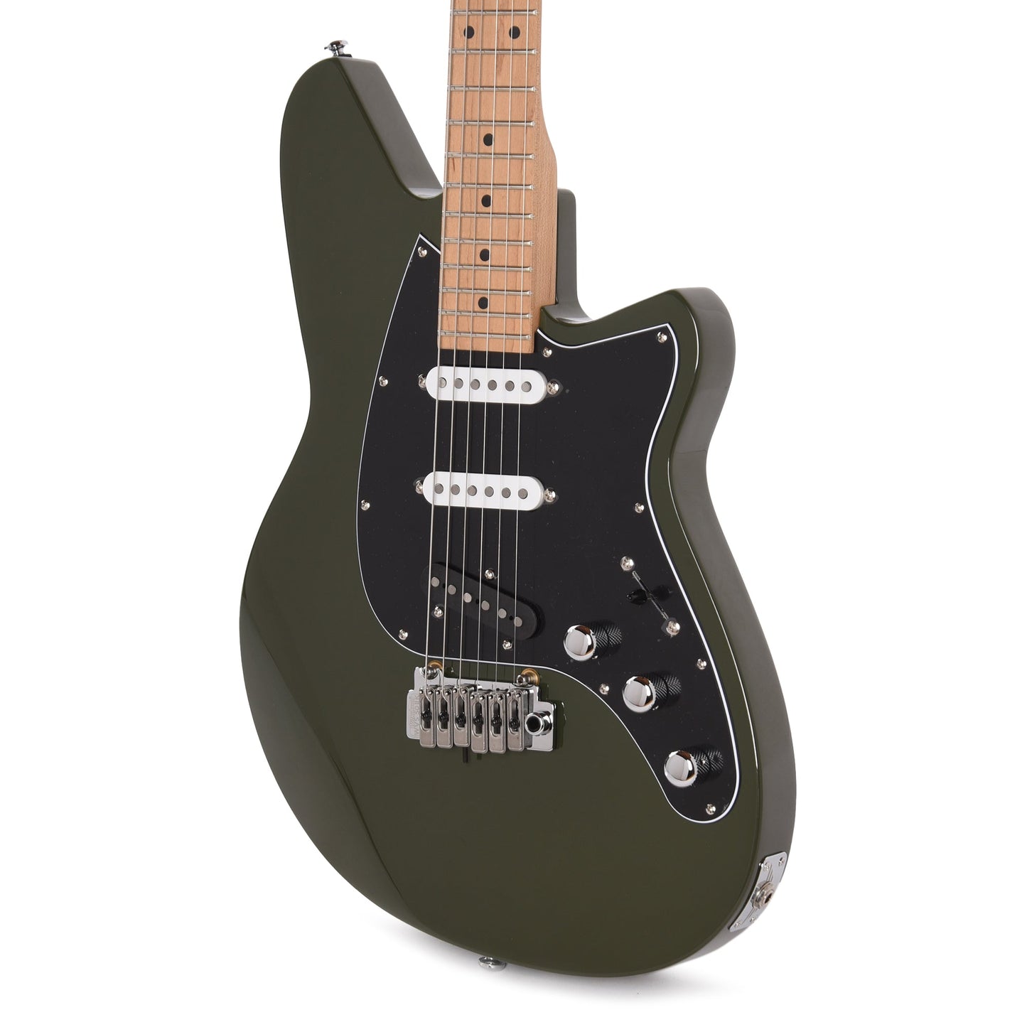 Reverend Six Gun TL Army Green Electric Guitars / Solid Body