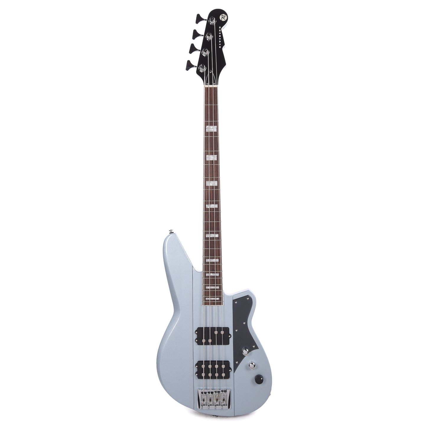 Reverend Thundergun Metallic Silver Freeze Electric Guitars / Solid Body