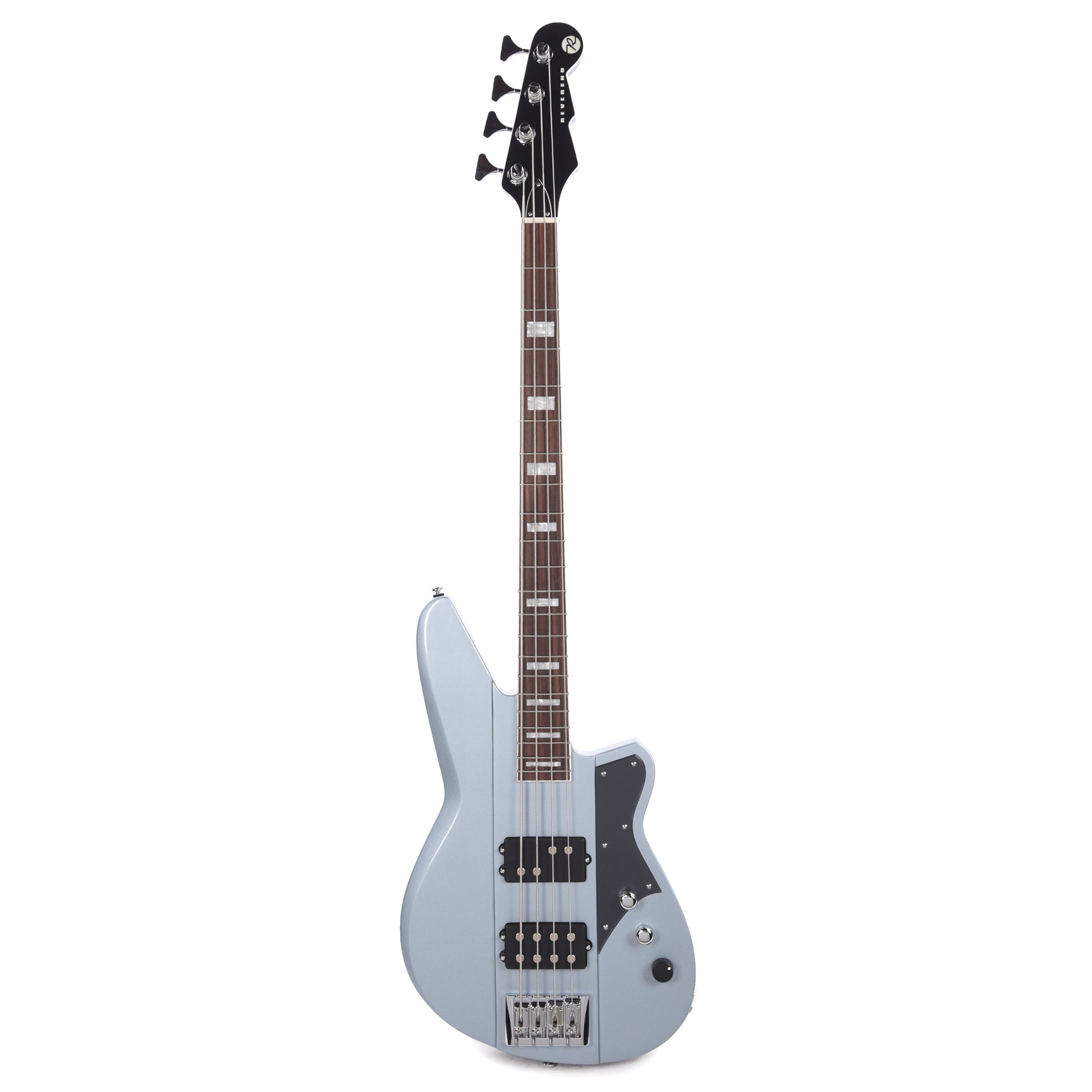 Reverend Thundergun Metallic Silver Freeze Electric Guitars / Solid Body
