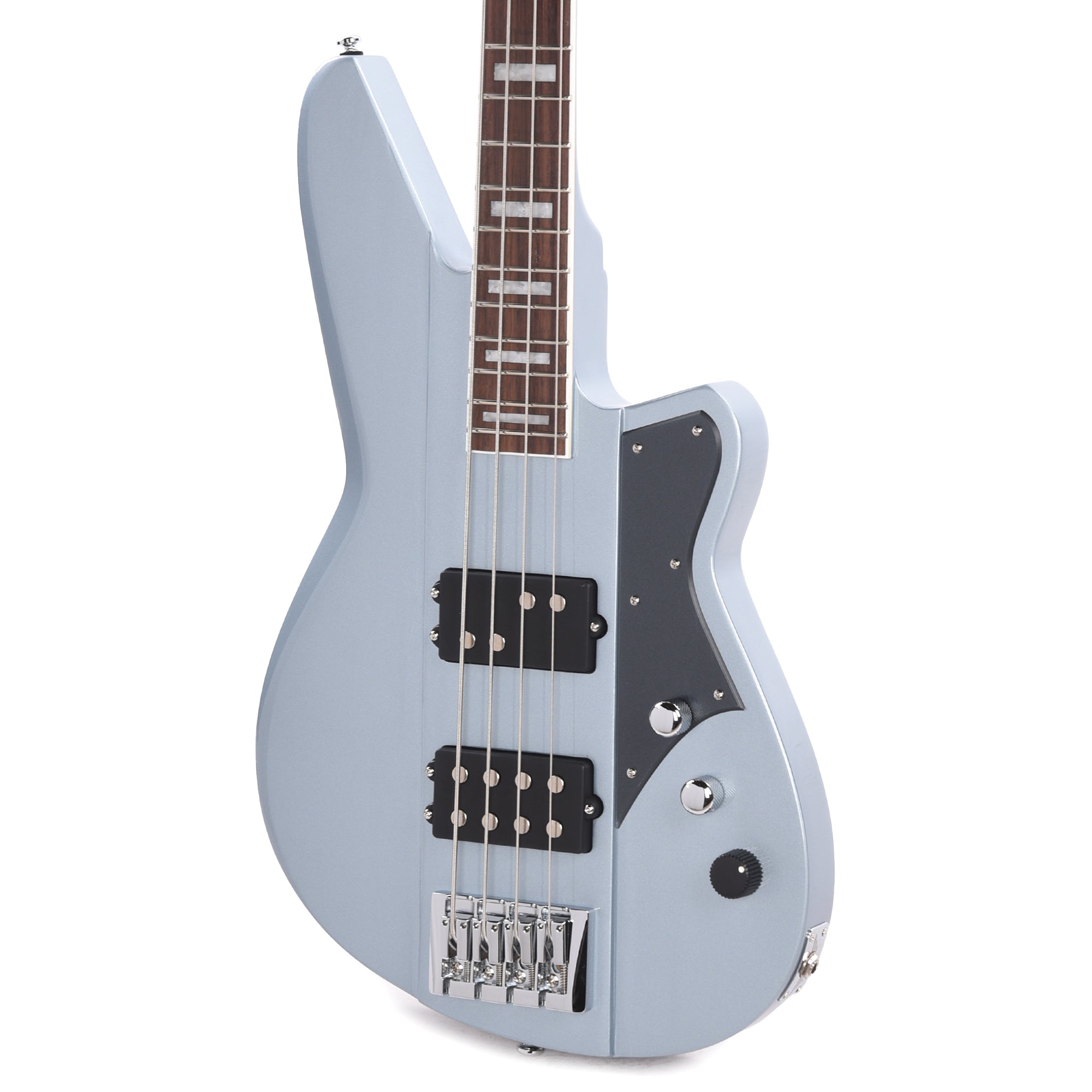 Reverend Thundergun Metallic Silver Freeze Electric Guitars / Solid Body