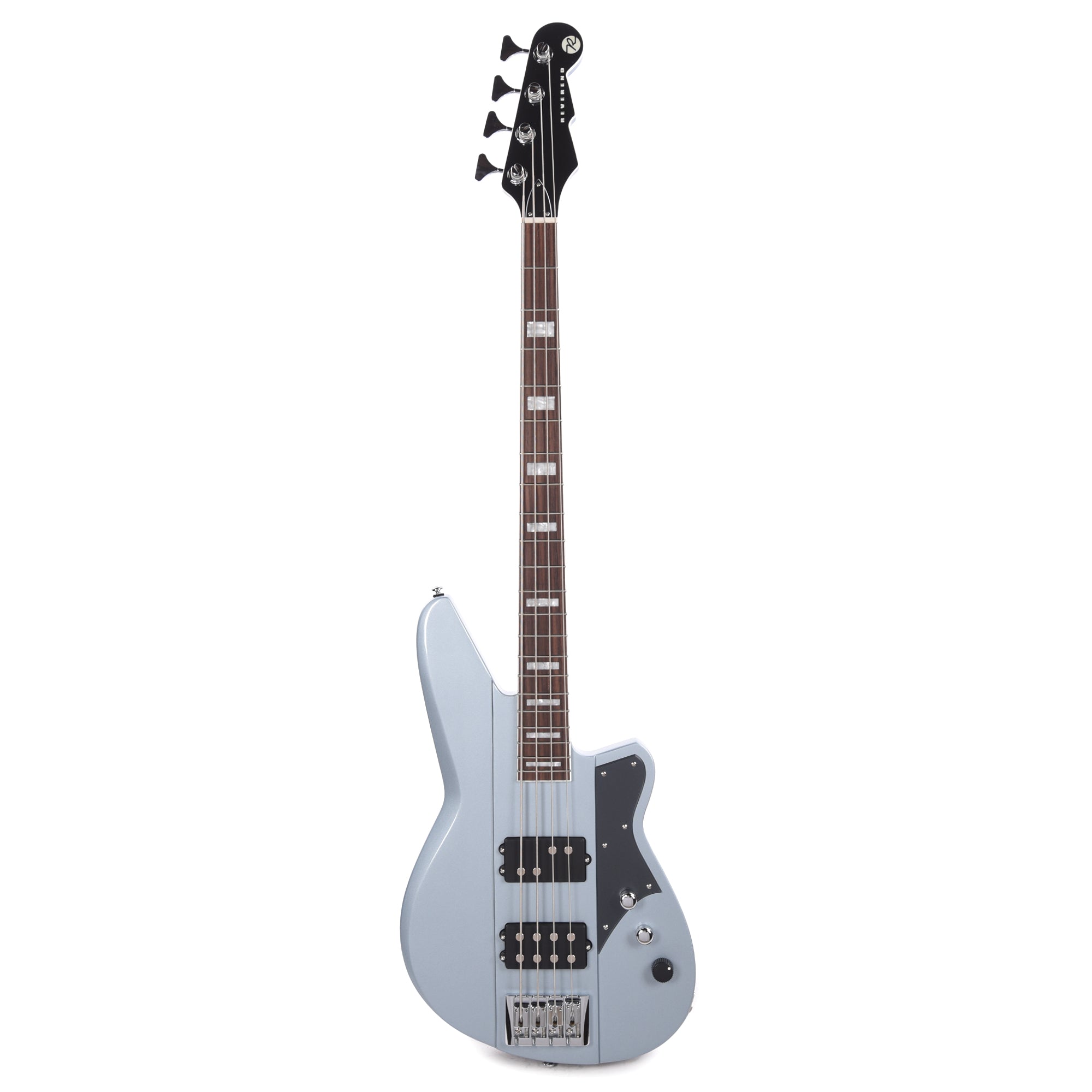 Reverend Thundergun Metallic Silver Freeze Electric Guitars / Solid Body